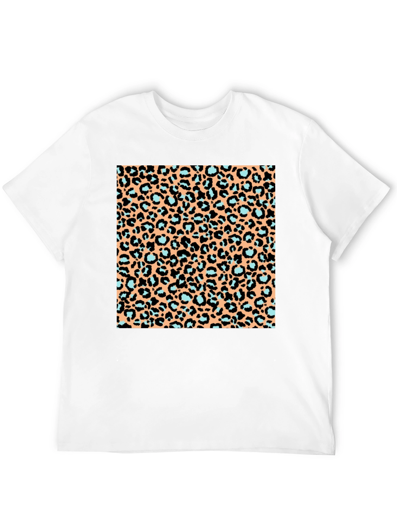 Leopard Print T-Shirt - Black