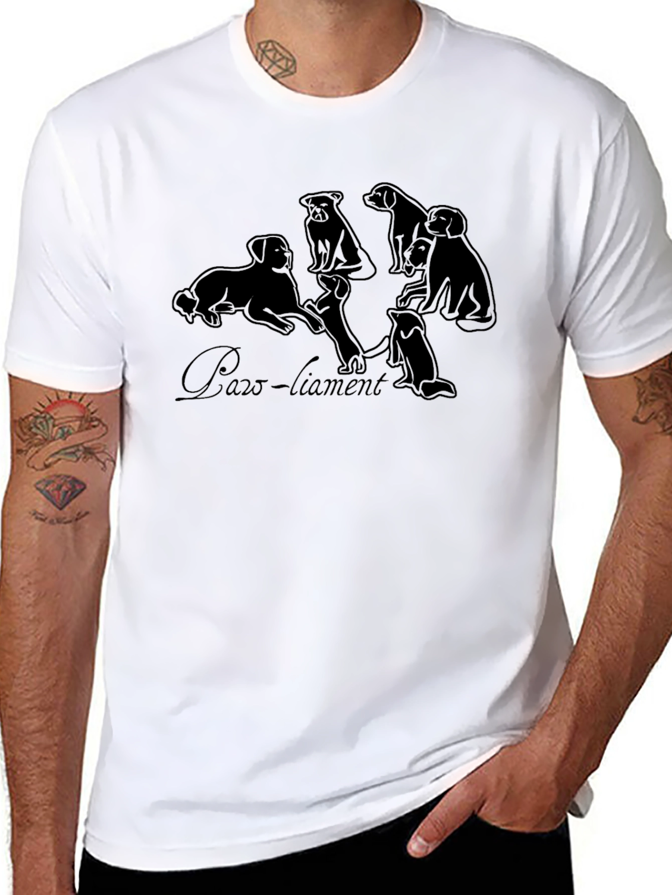 Dog Parliament Graphic T-Shirt