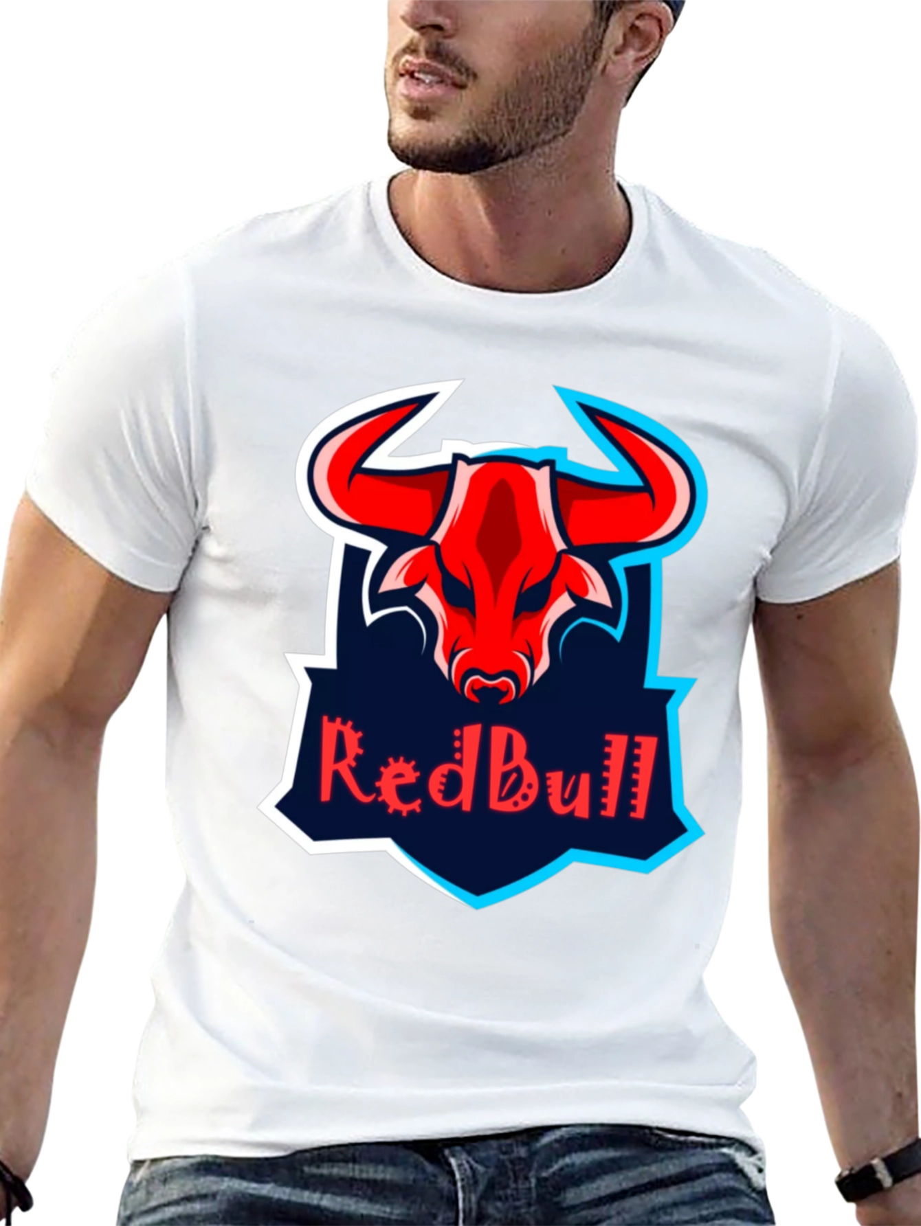 Red Bull Graphic Tee - Mens Black T-Shirt