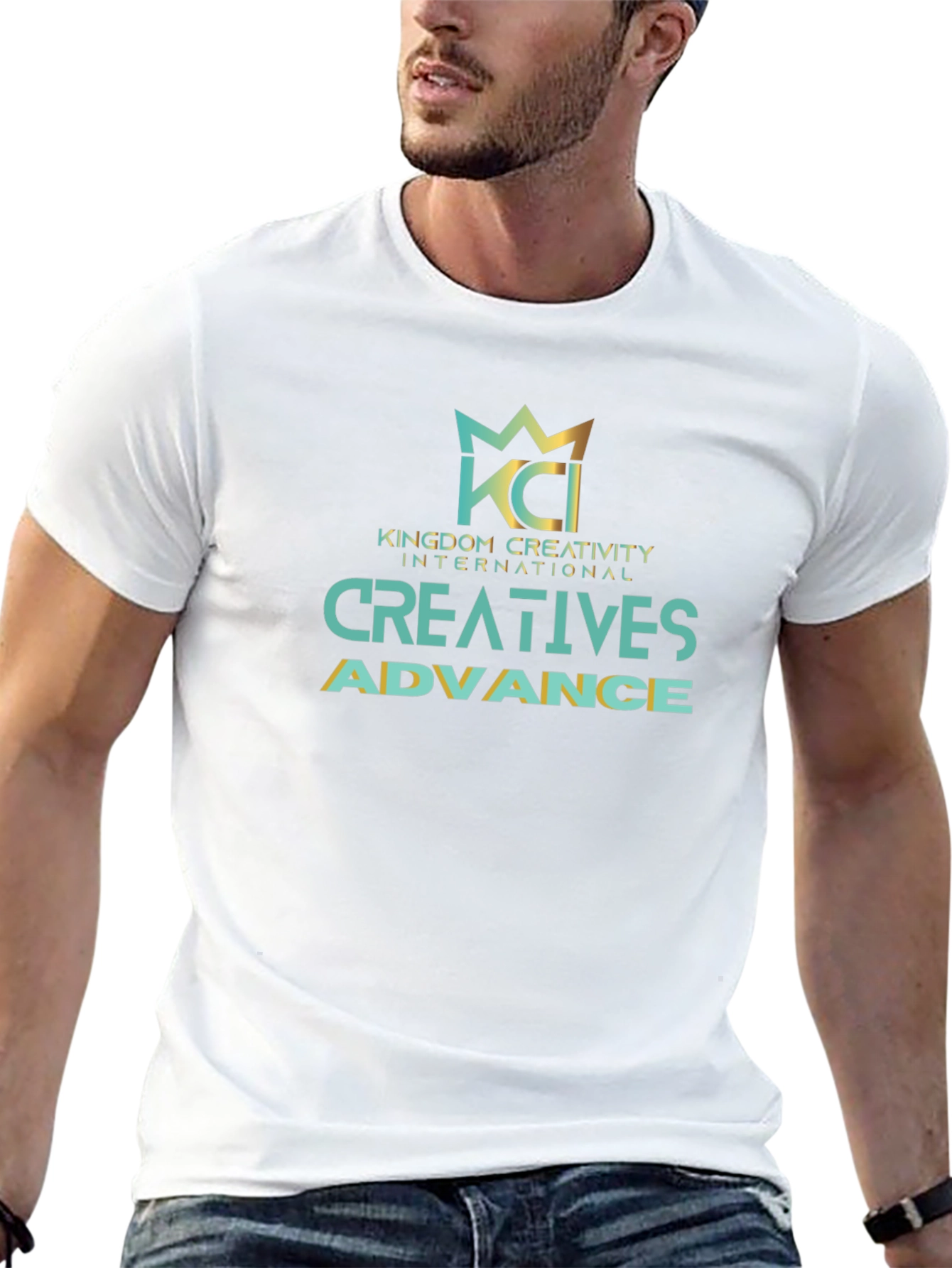 KCI Kingdom Creativity Black Graphic T-Shirt