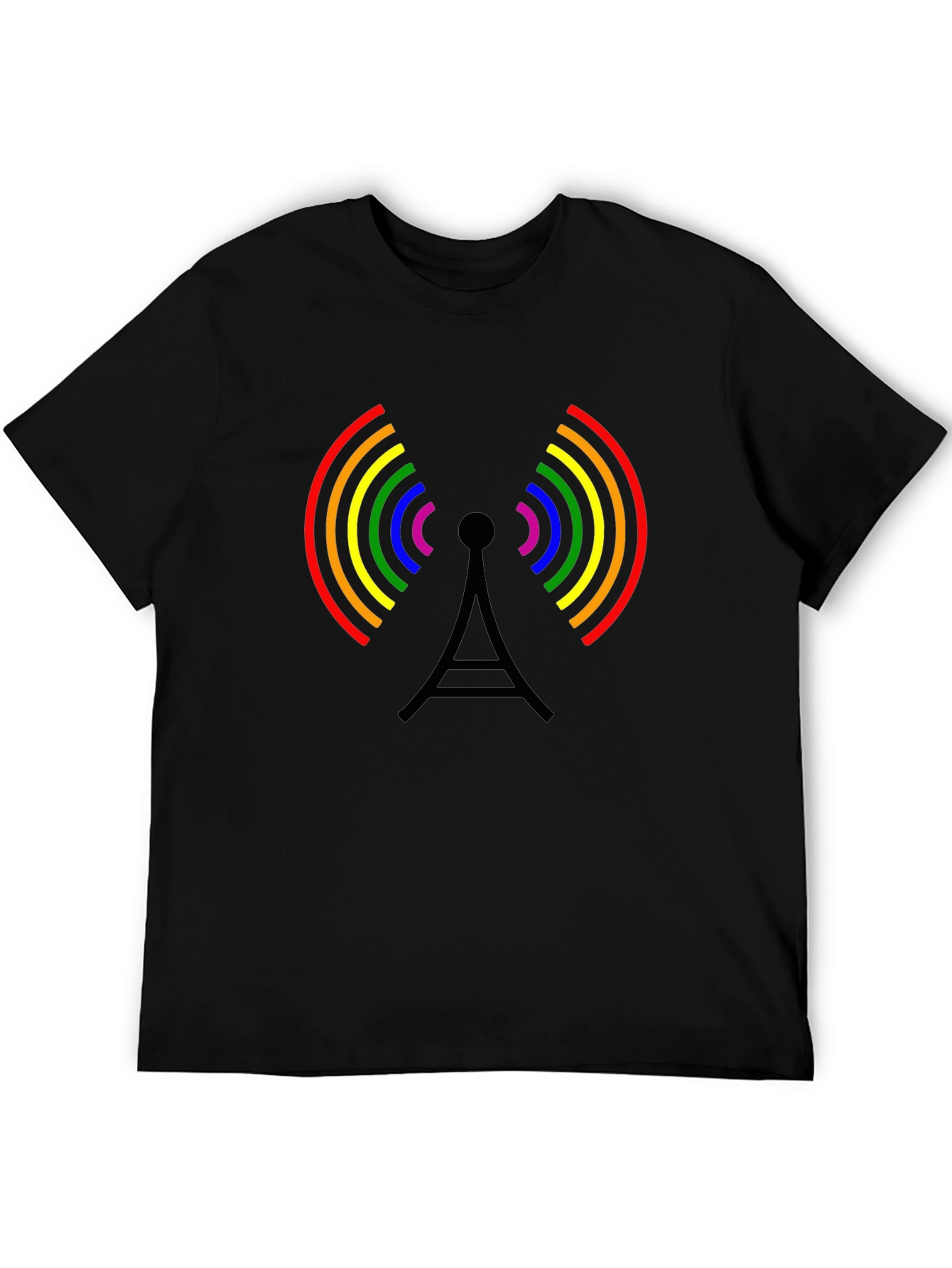 Rainbow Antenna T-Shirt - Pride Design