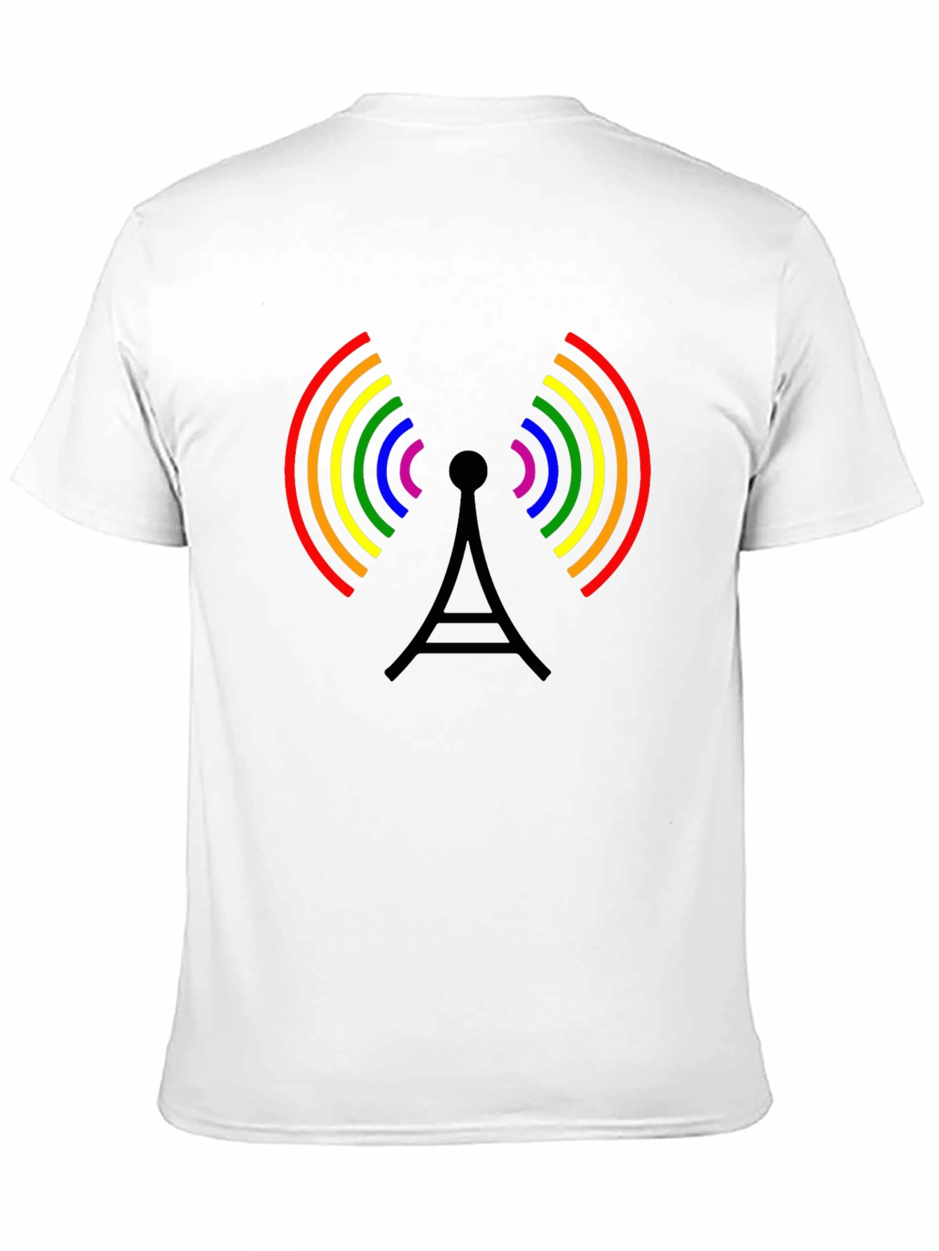 Rainbow Antenna T-Shirt - Pride Design
