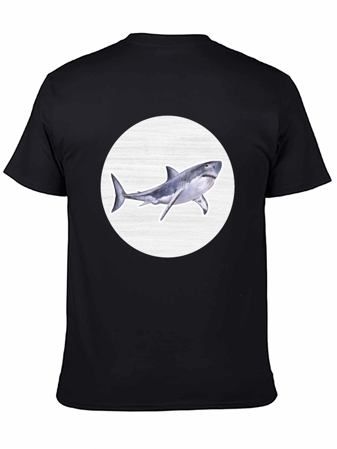 Shark Graphic T-Shirt - Mens Black Tee