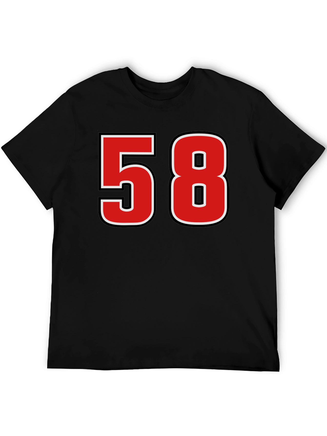 Retro Number 58 Graphic T-Shirt