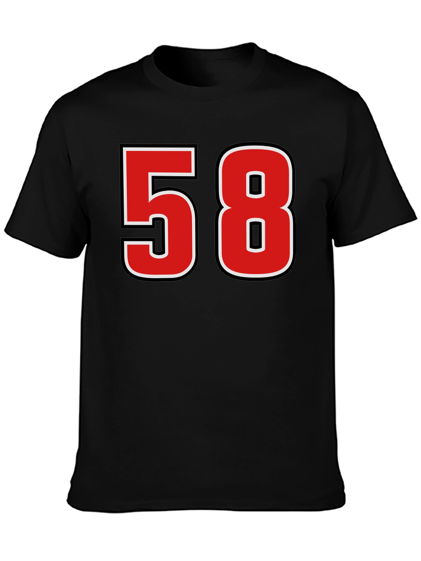 Retro Number 58 Graphic T-Shirt