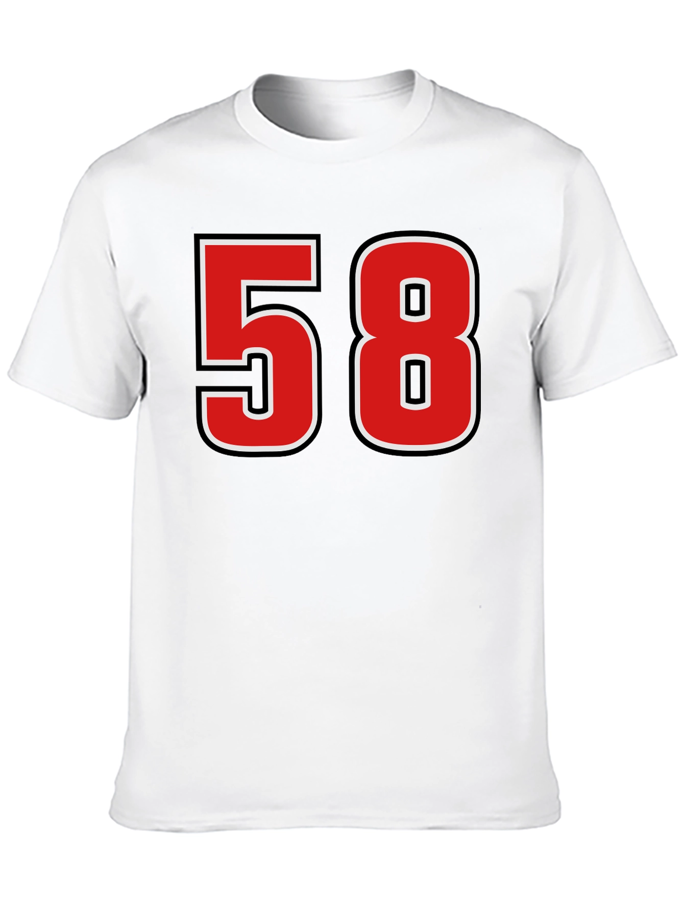Retro Number 58 Graphic T-Shirt