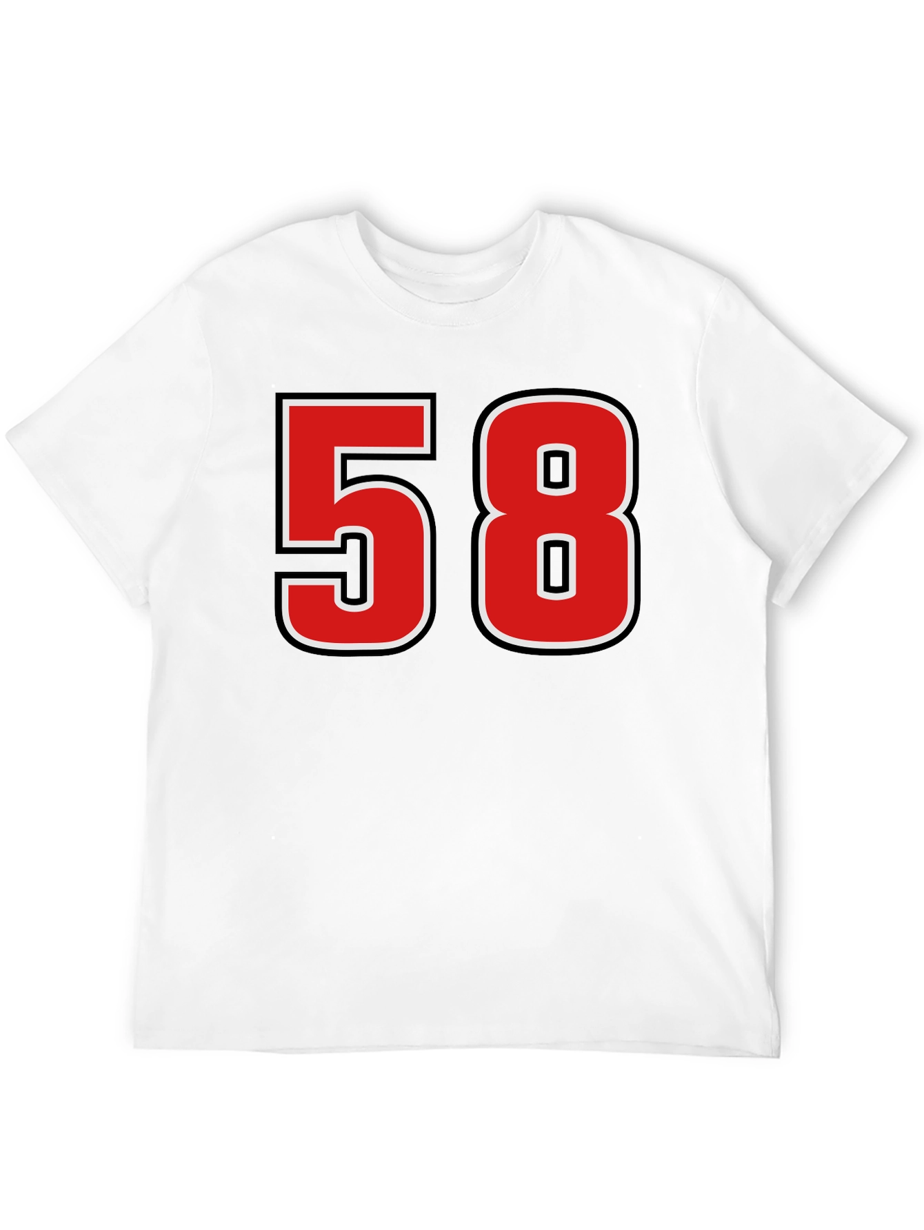 Retro Number 58 Graphic T-Shirt