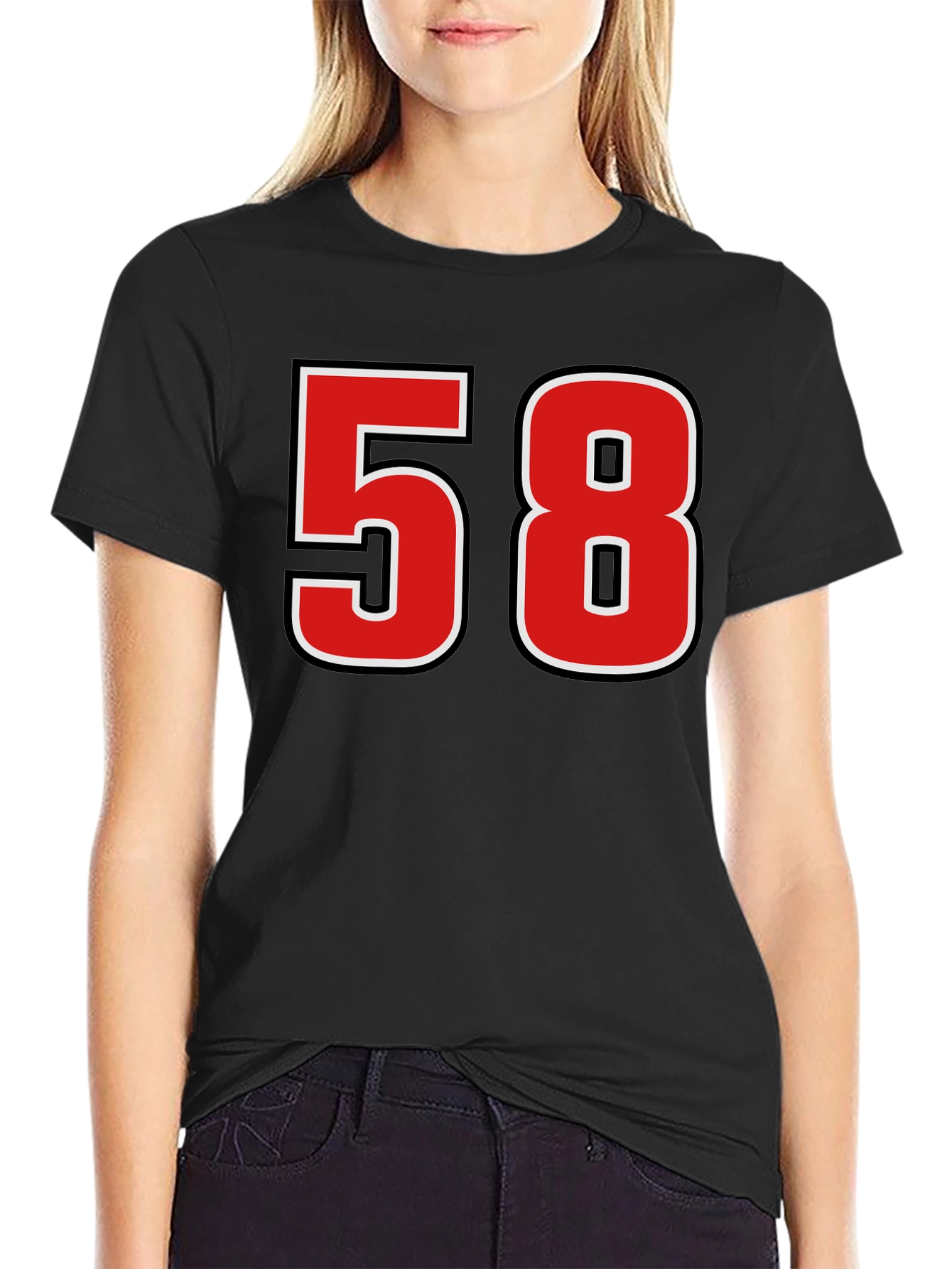Retro Number 58 Graphic T-Shirt