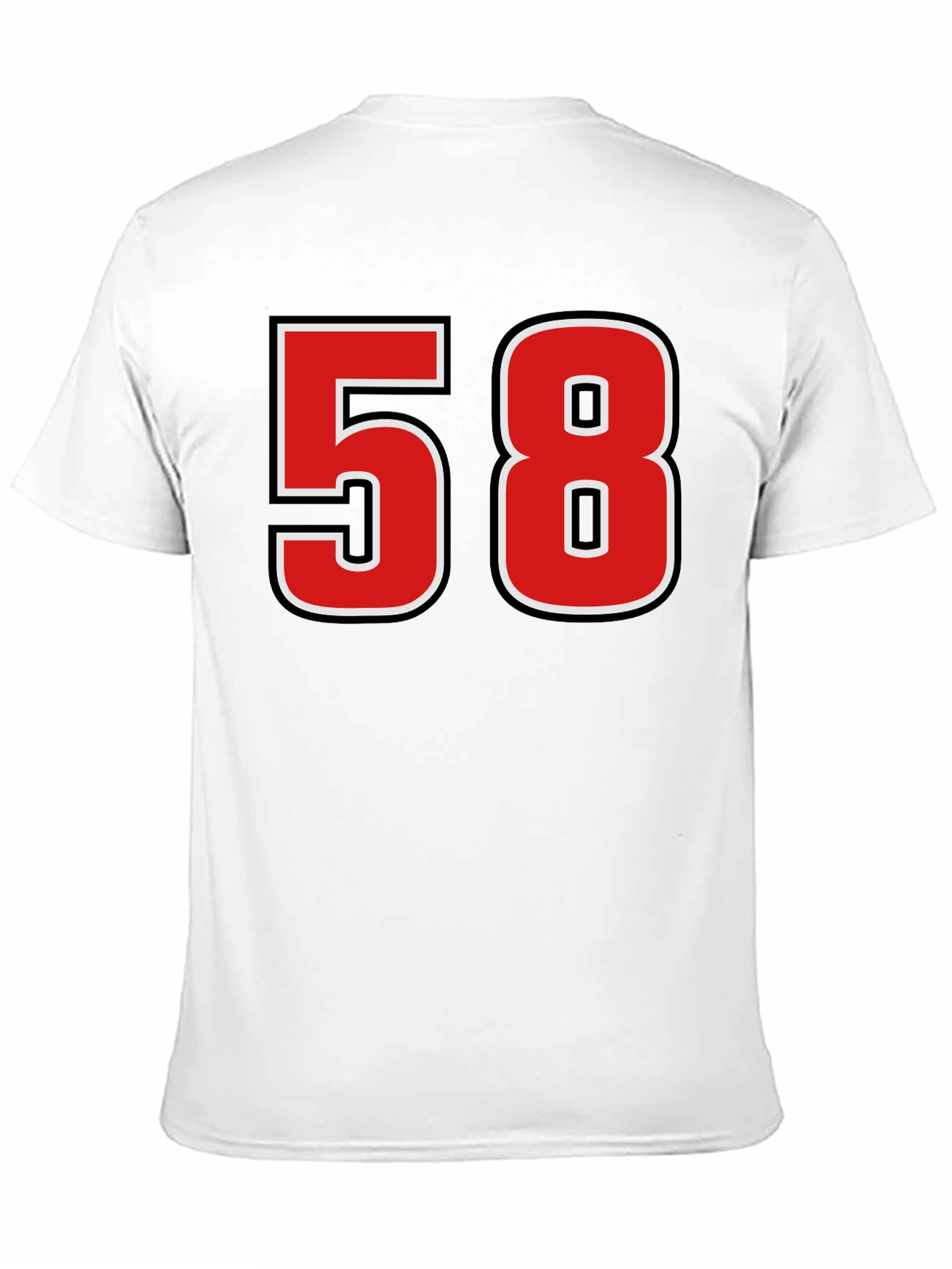 Retro Number 58 Graphic T-Shirt