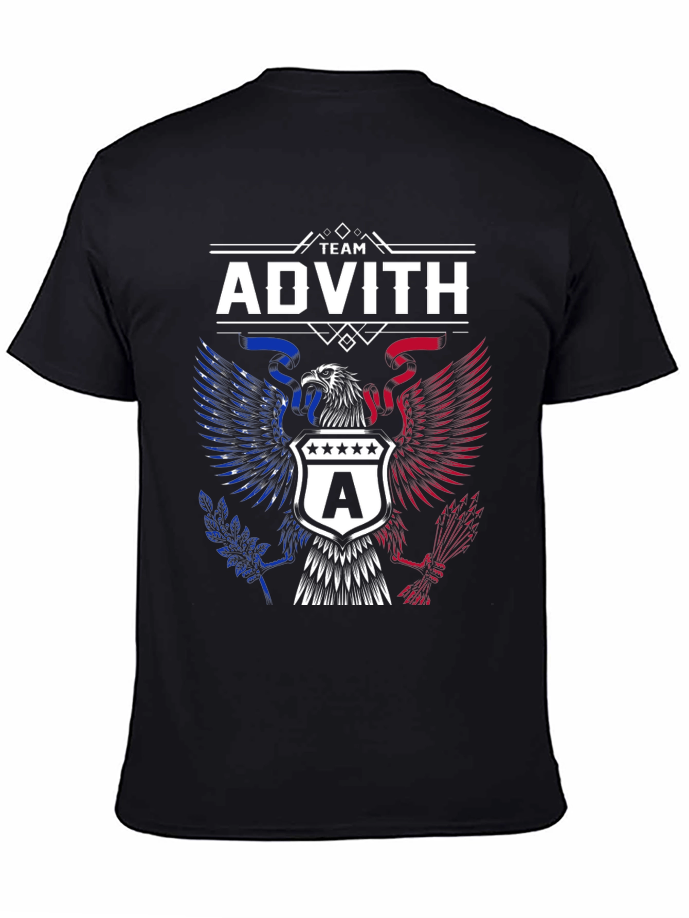 Team Advith Patriotic Eagle T-Shirt