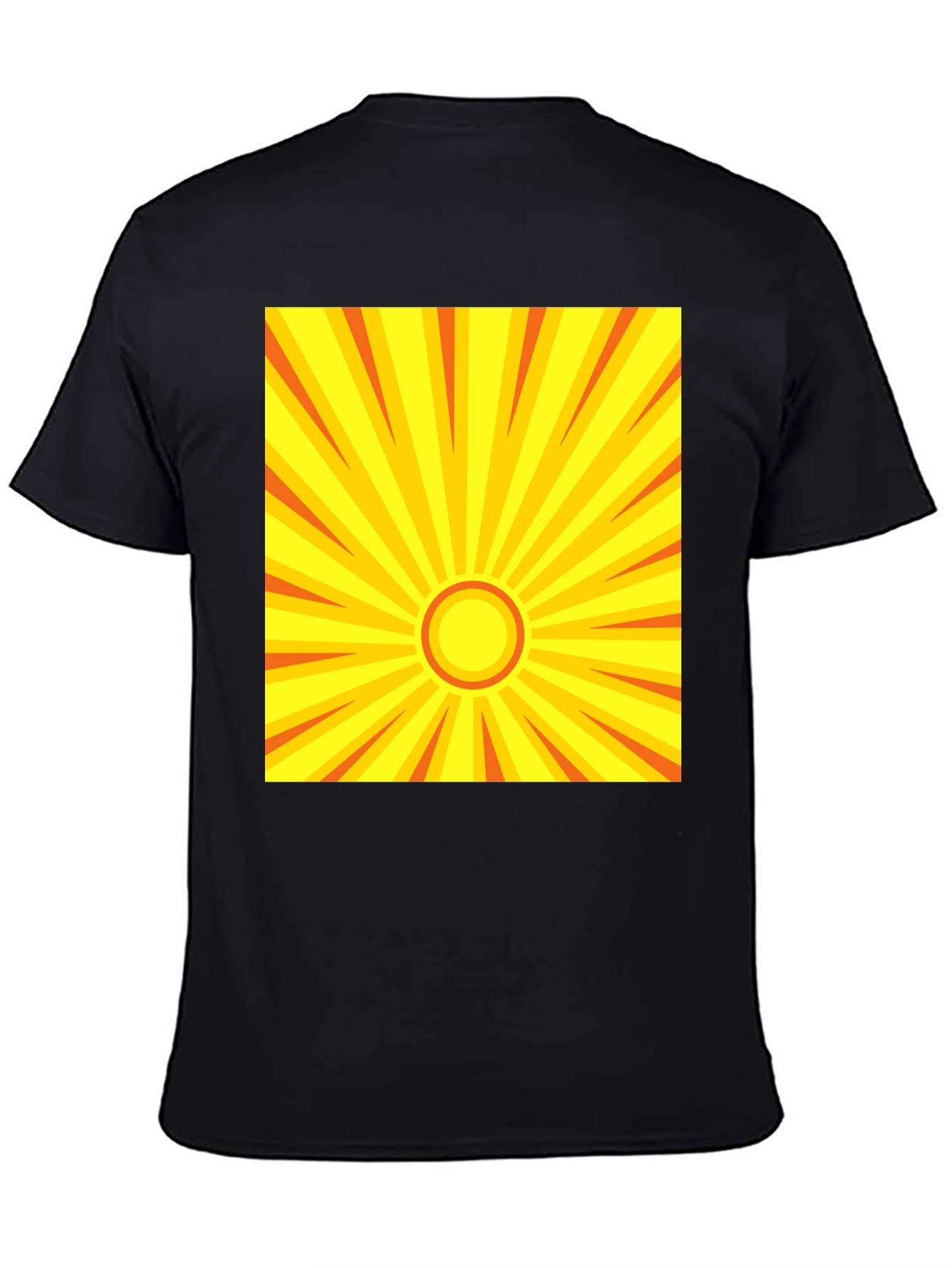 Sunburst Graphic Tee - Retro Style