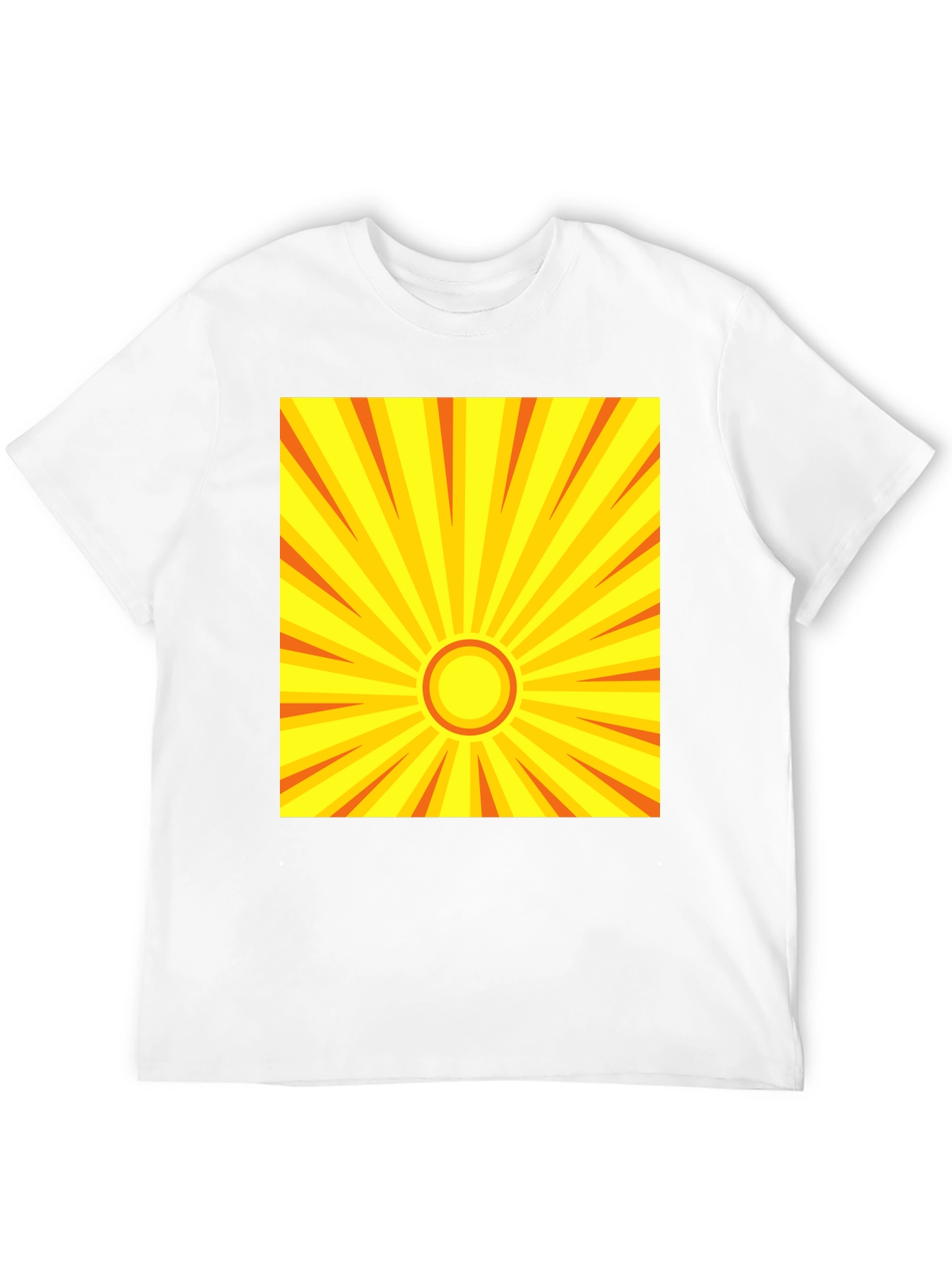 Sunburst Graphic Tee - Retro Style