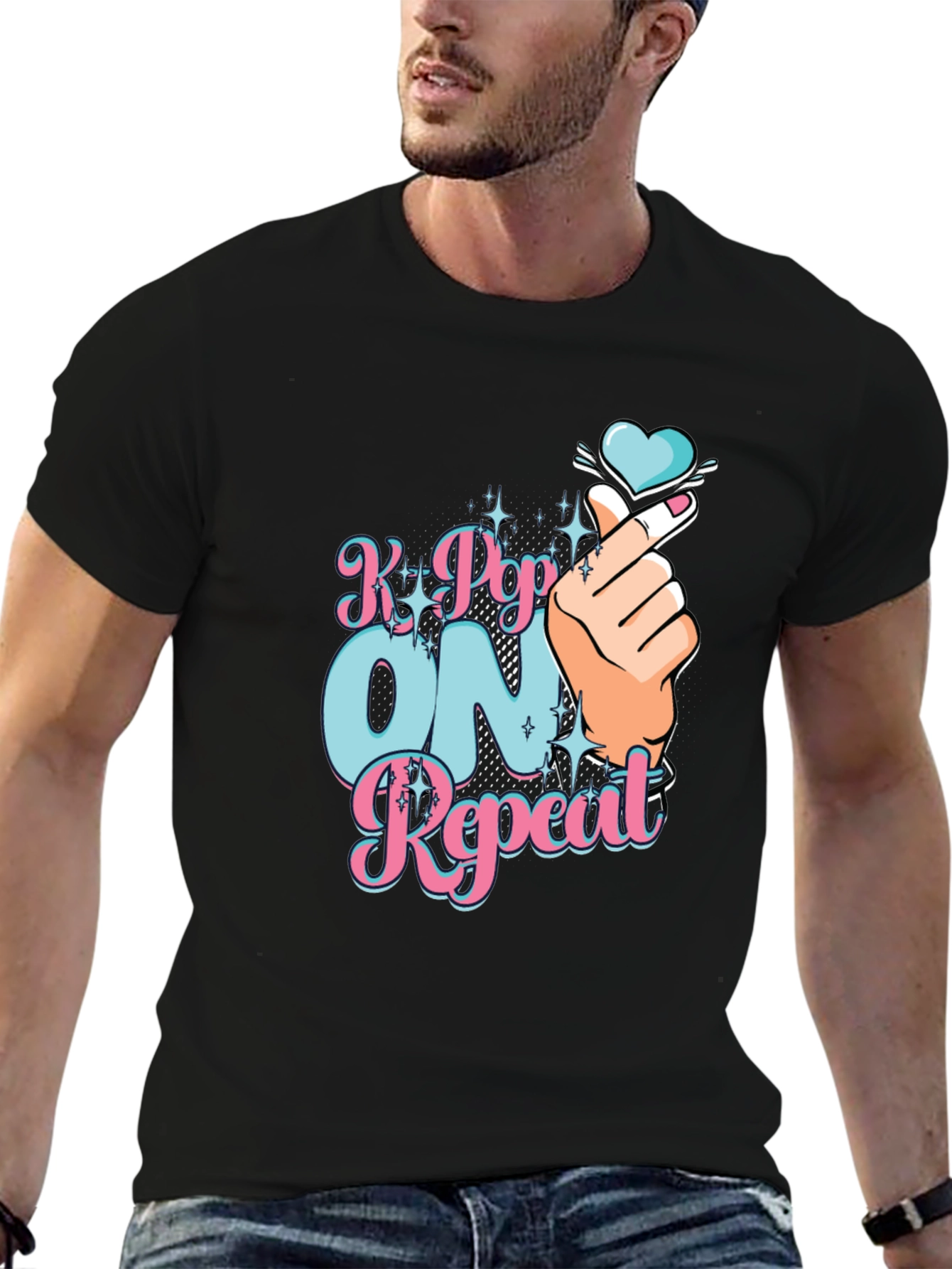 K-Pop On Repeat Graphic Tee
