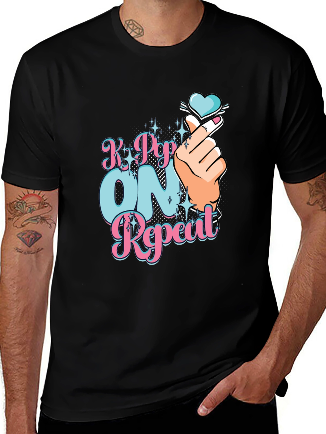 K-Pop On Repeat Graphic Tee