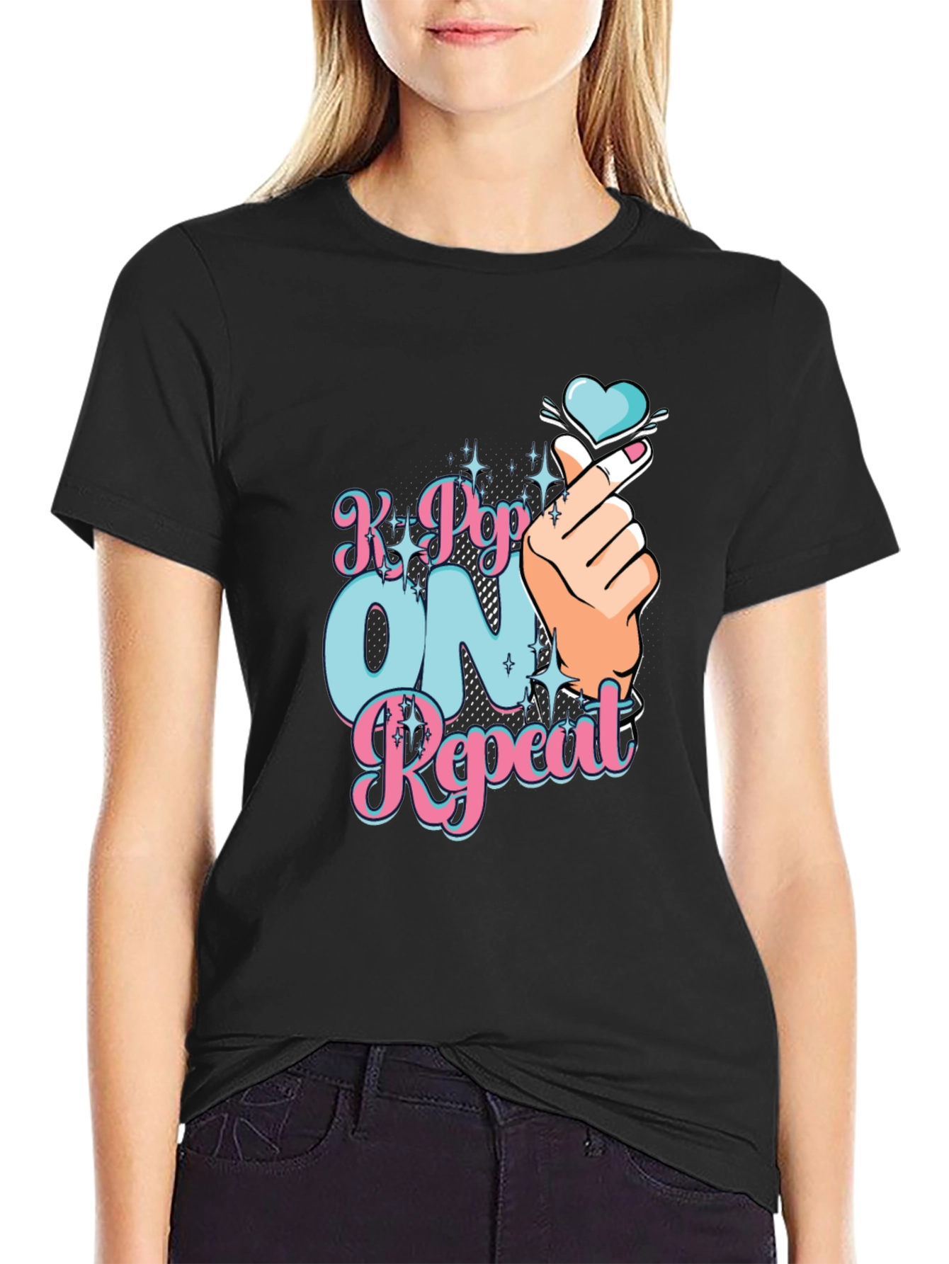 K-Pop On Repeat Graphic Tee