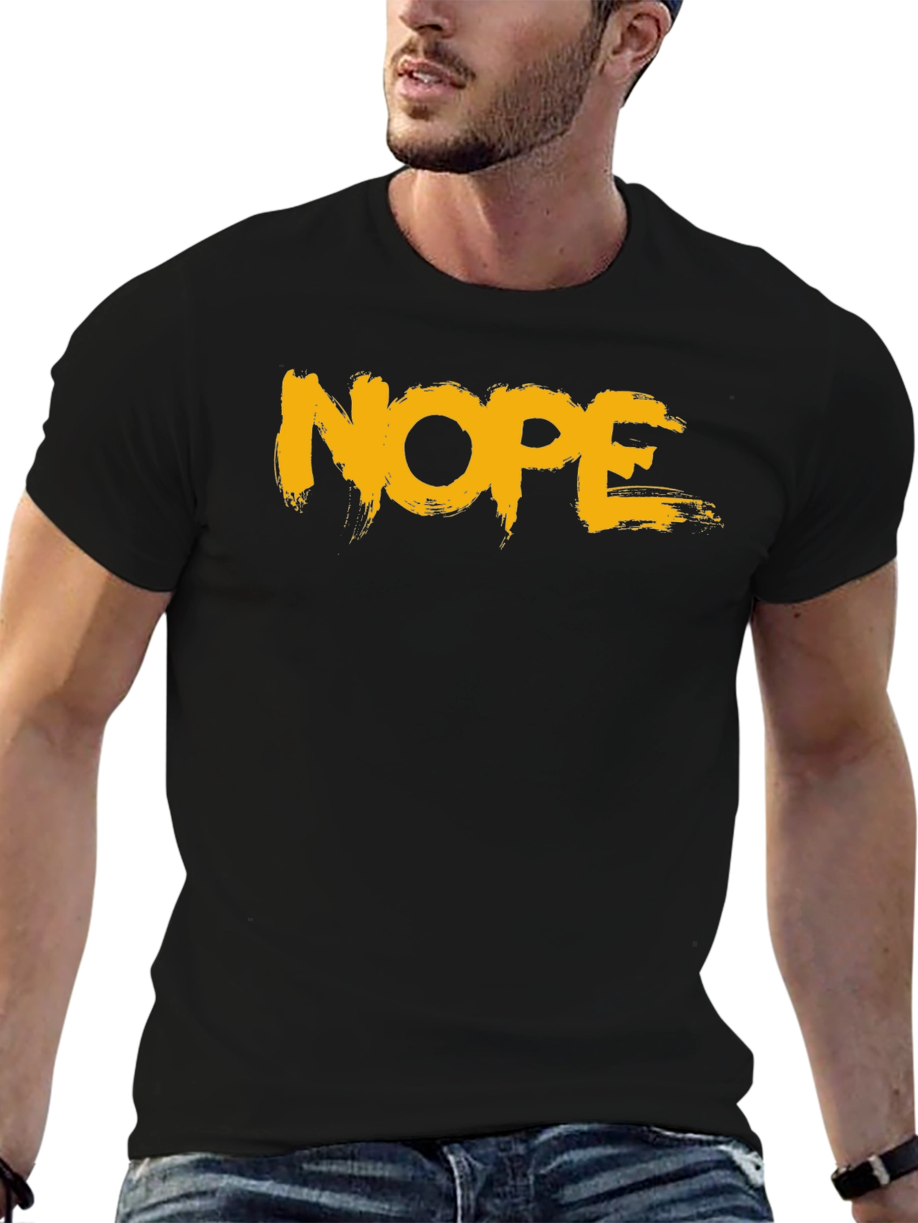 Nope Graphic Tee - Funny Sarcastic Humor T-Shirt