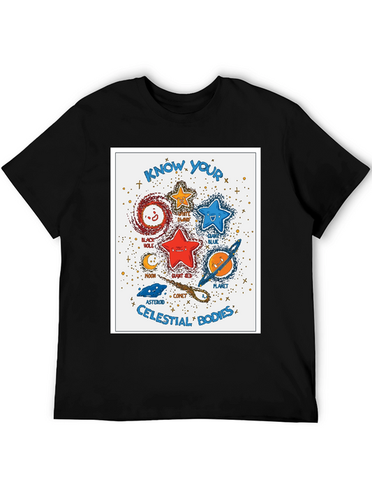 Celestial Bodies Graphic T-Shirt