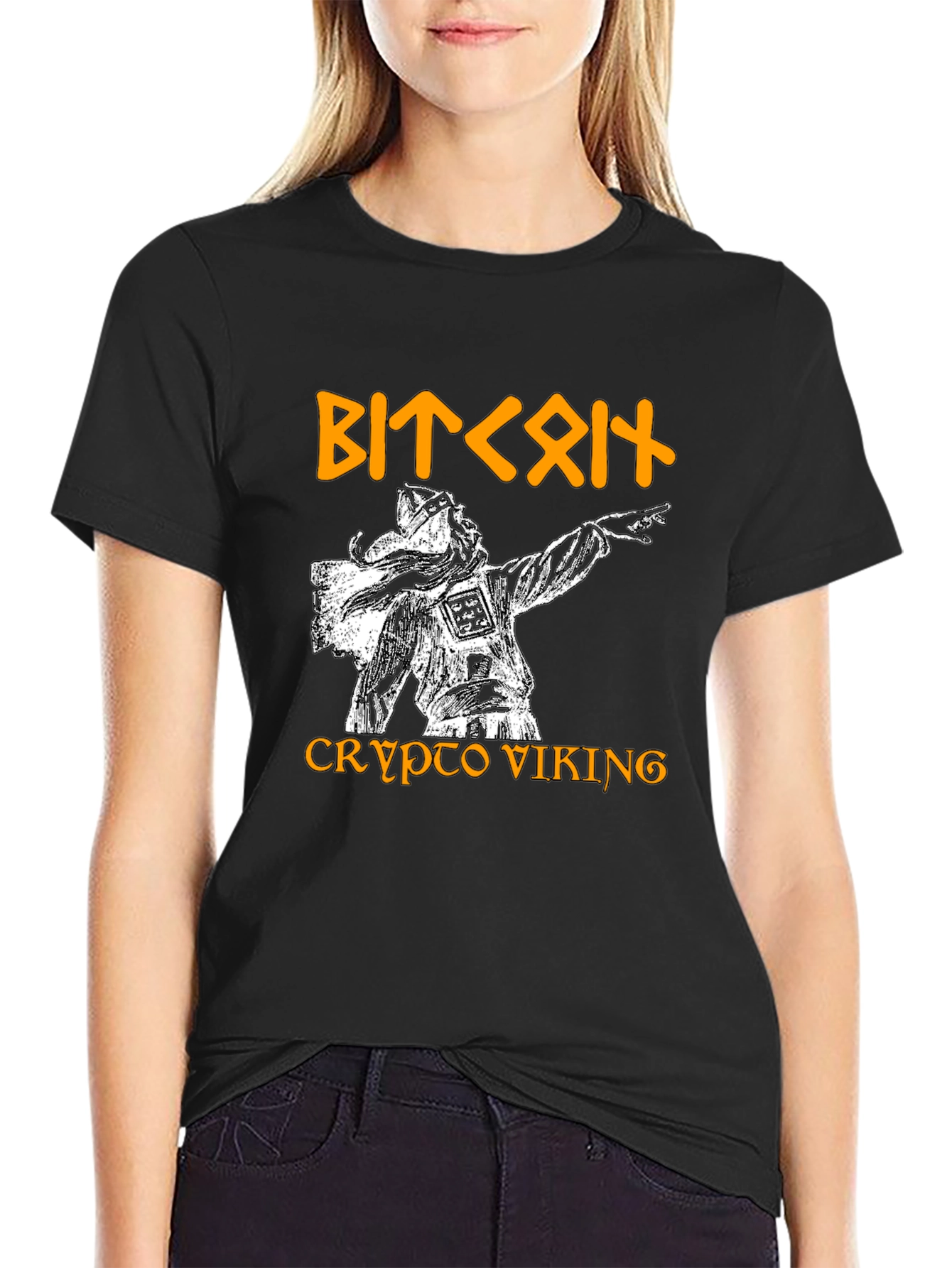 Crypto Viking T-Shirt - Bitcoin Fan Apparel