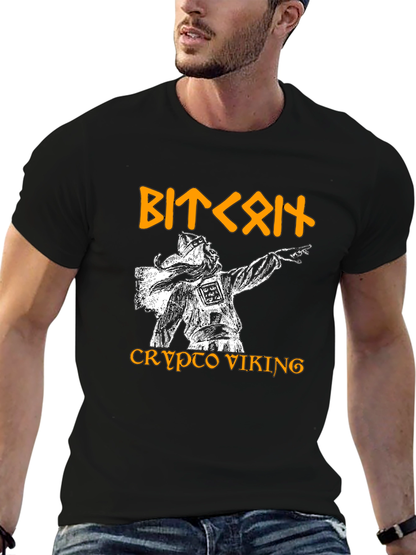 Crypto Viking T-Shirt - Bitcoin Fan Apparel