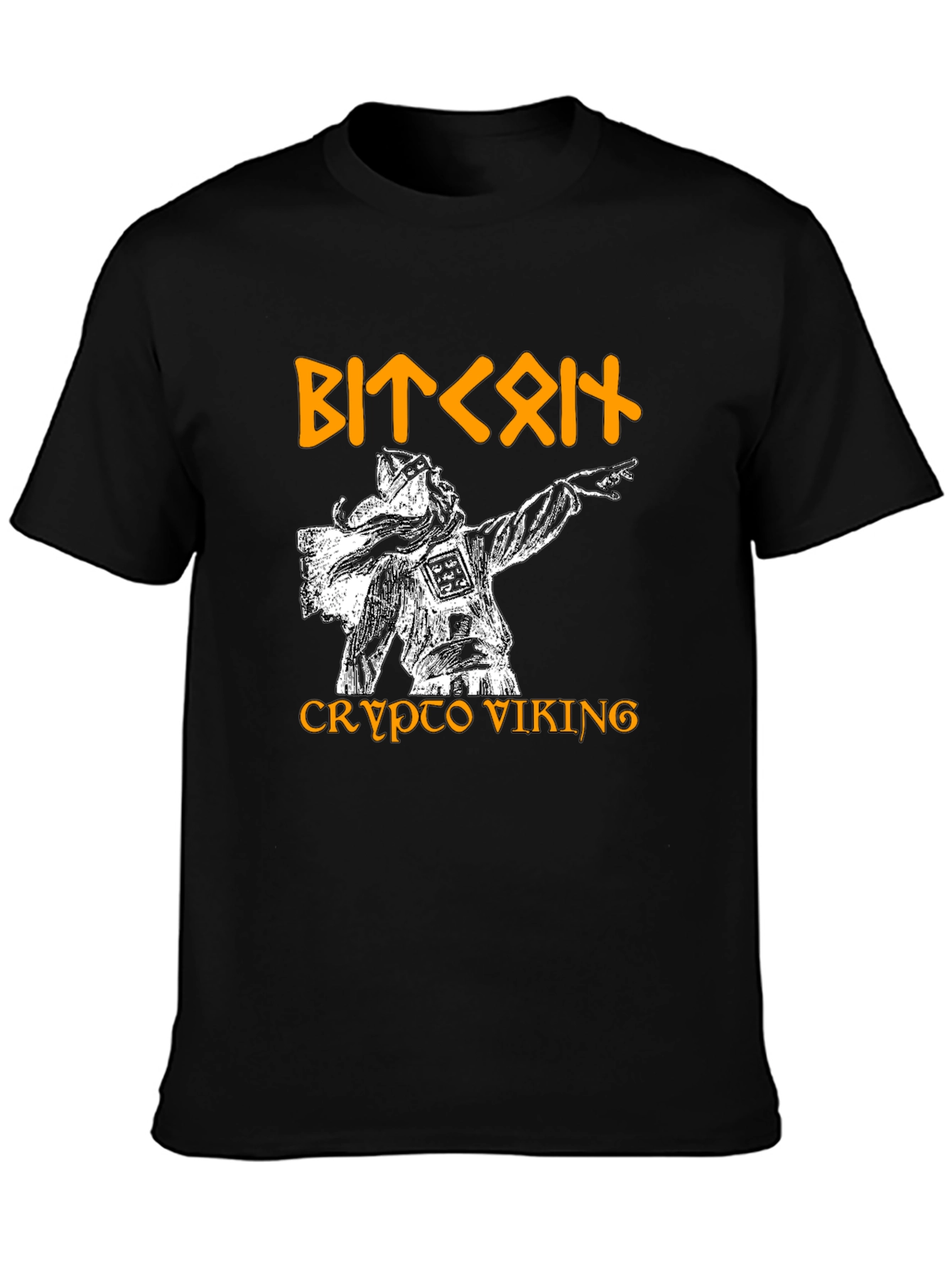 Crypto Viking T-Shirt - Bitcoin Fan Apparel