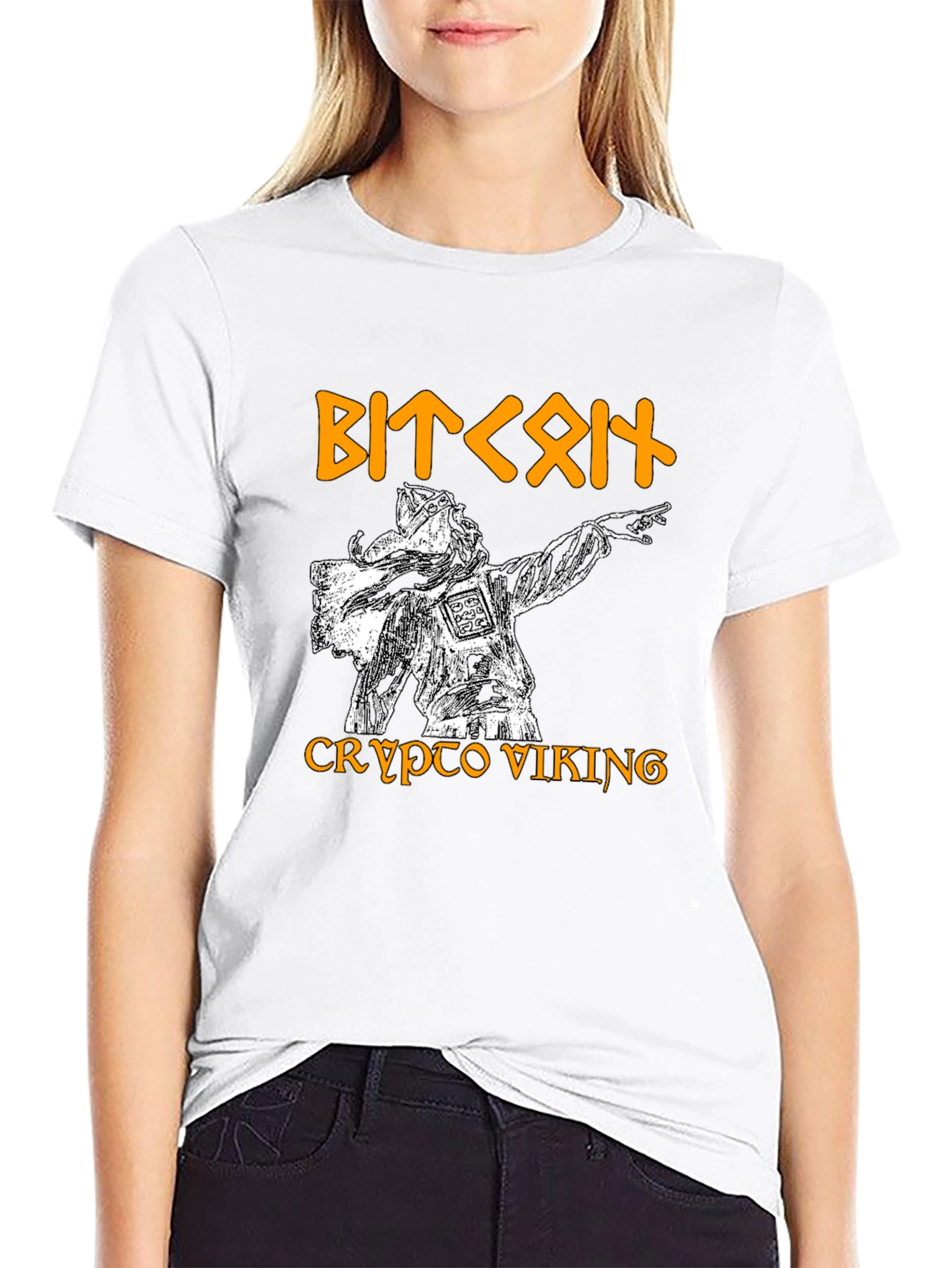 Crypto Viking T-Shirt - Bitcoin Fan Apparel