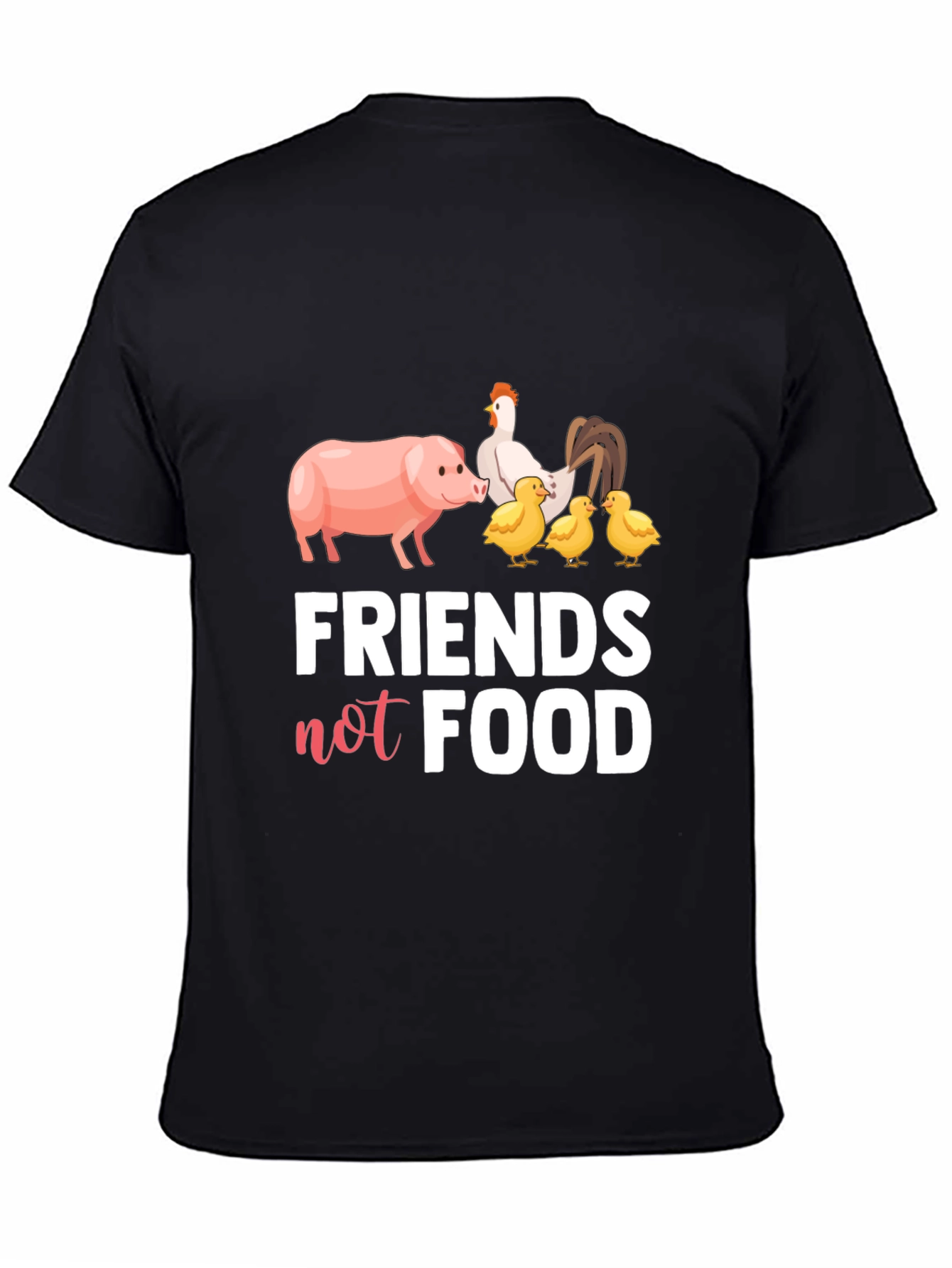 Friends Not Food Vegan T-Shirt