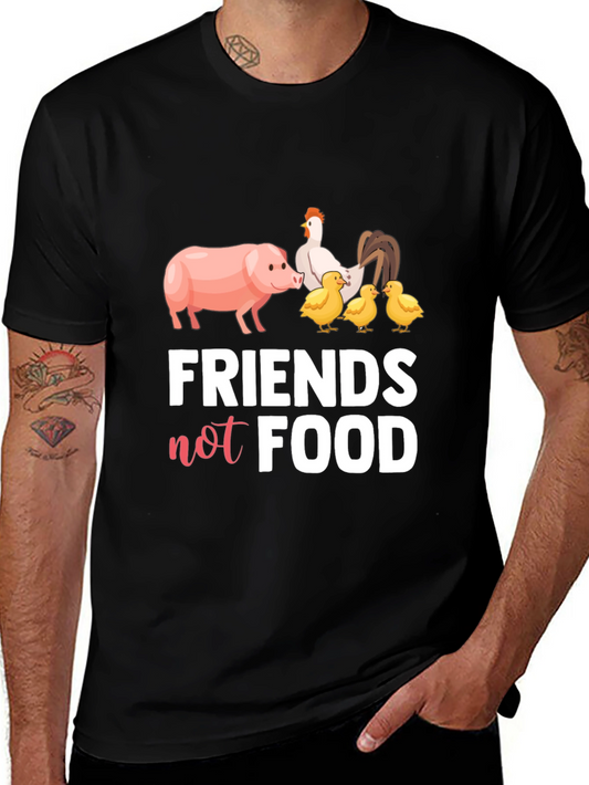 Friends Not Food Vegan T-Shirt