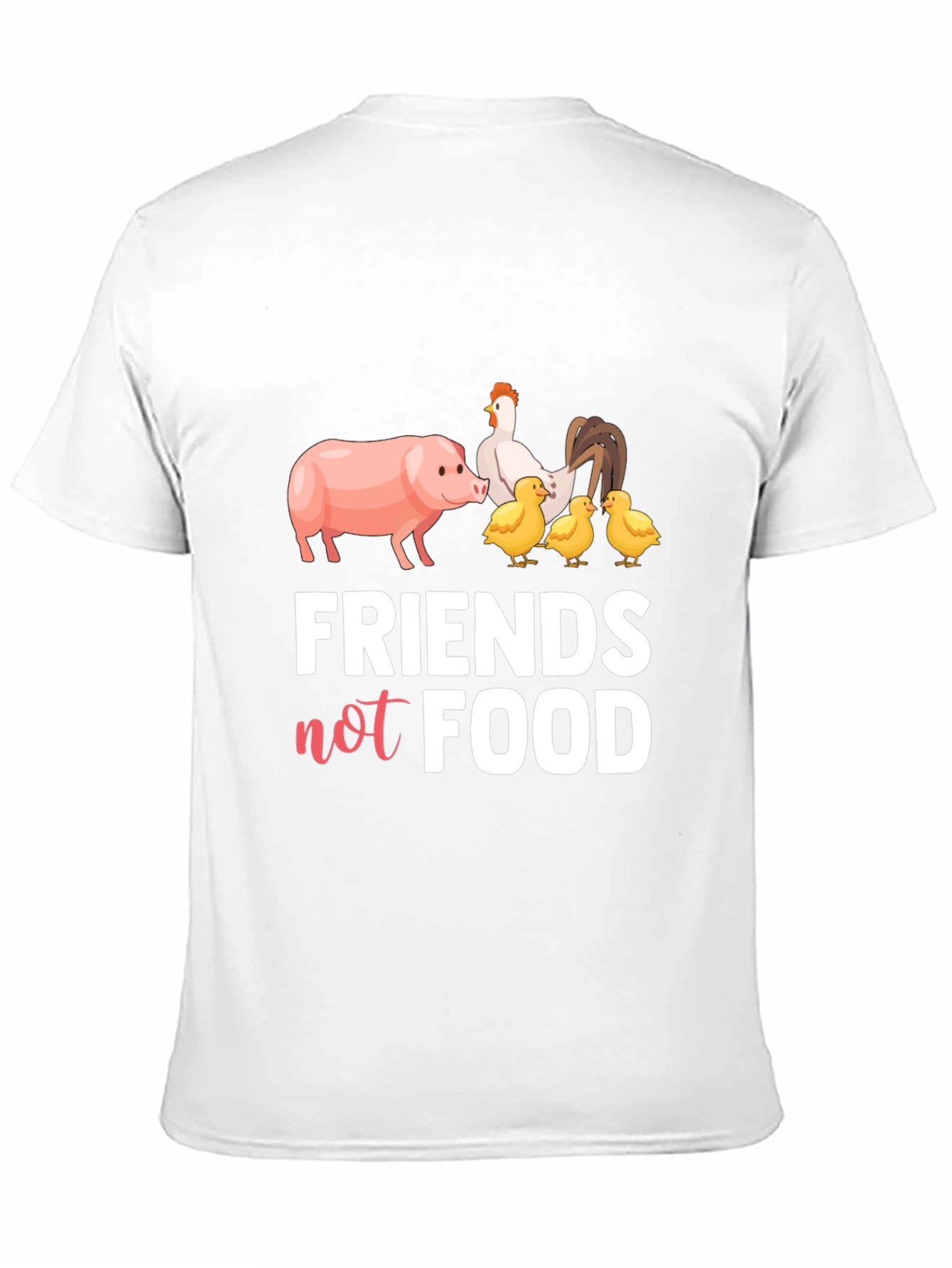 Friends Not Food Vegan T-Shirt