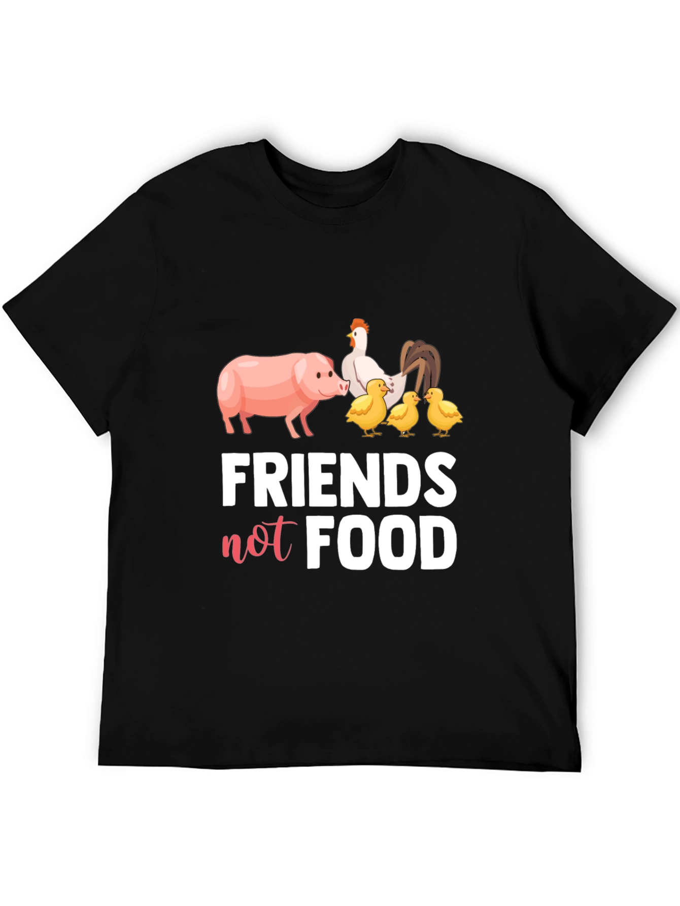 Friends Not Food Vegan T-Shirt