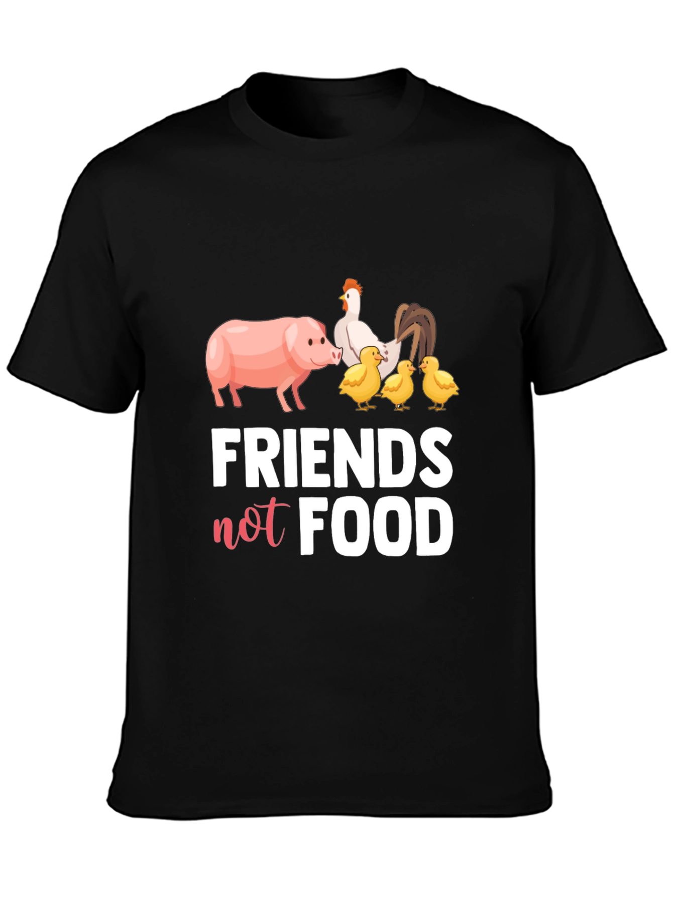 Friends Not Food Vegan T-Shirt