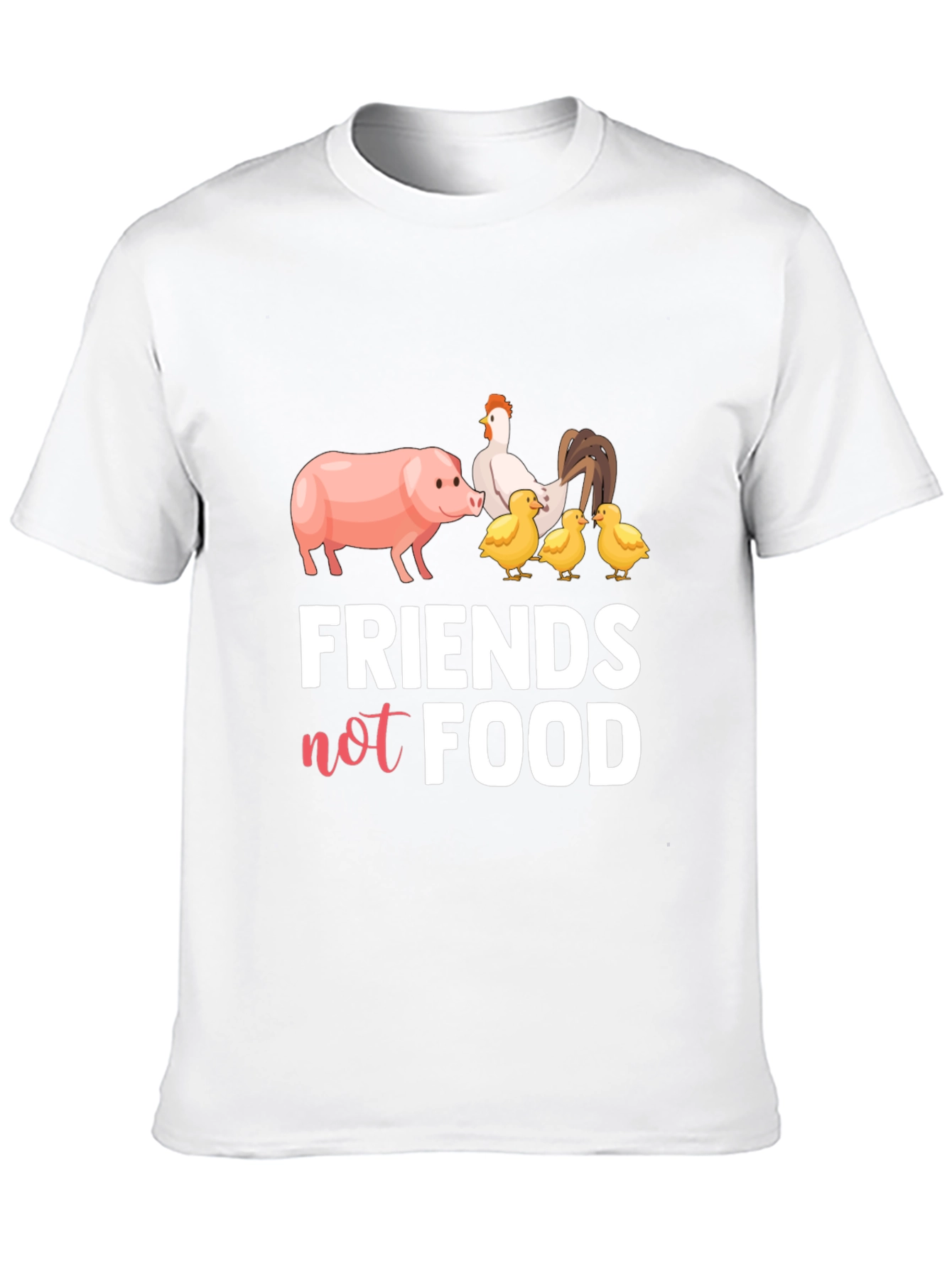 Friends Not Food Vegan T-Shirt