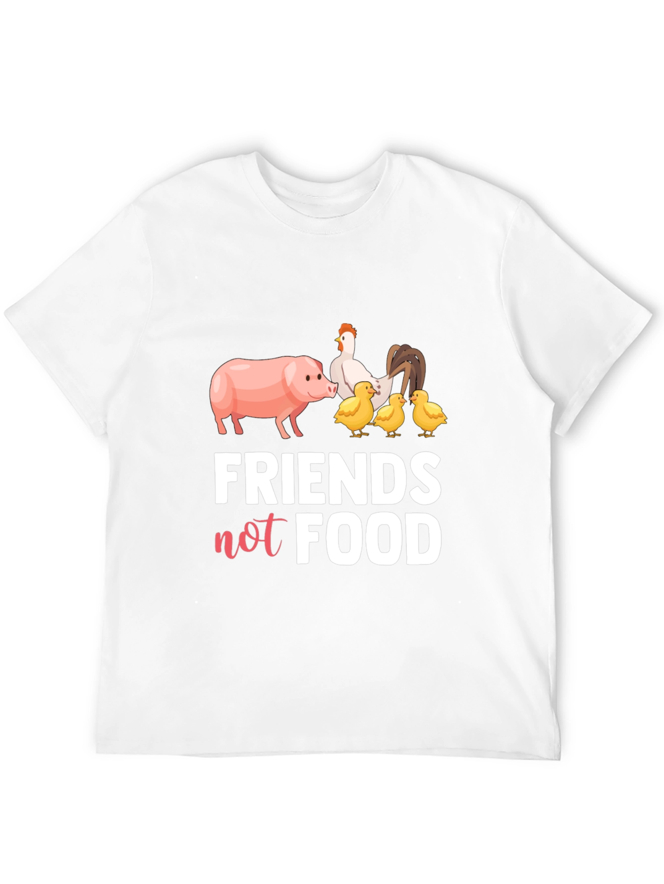 Friends Not Food Vegan T-Shirt