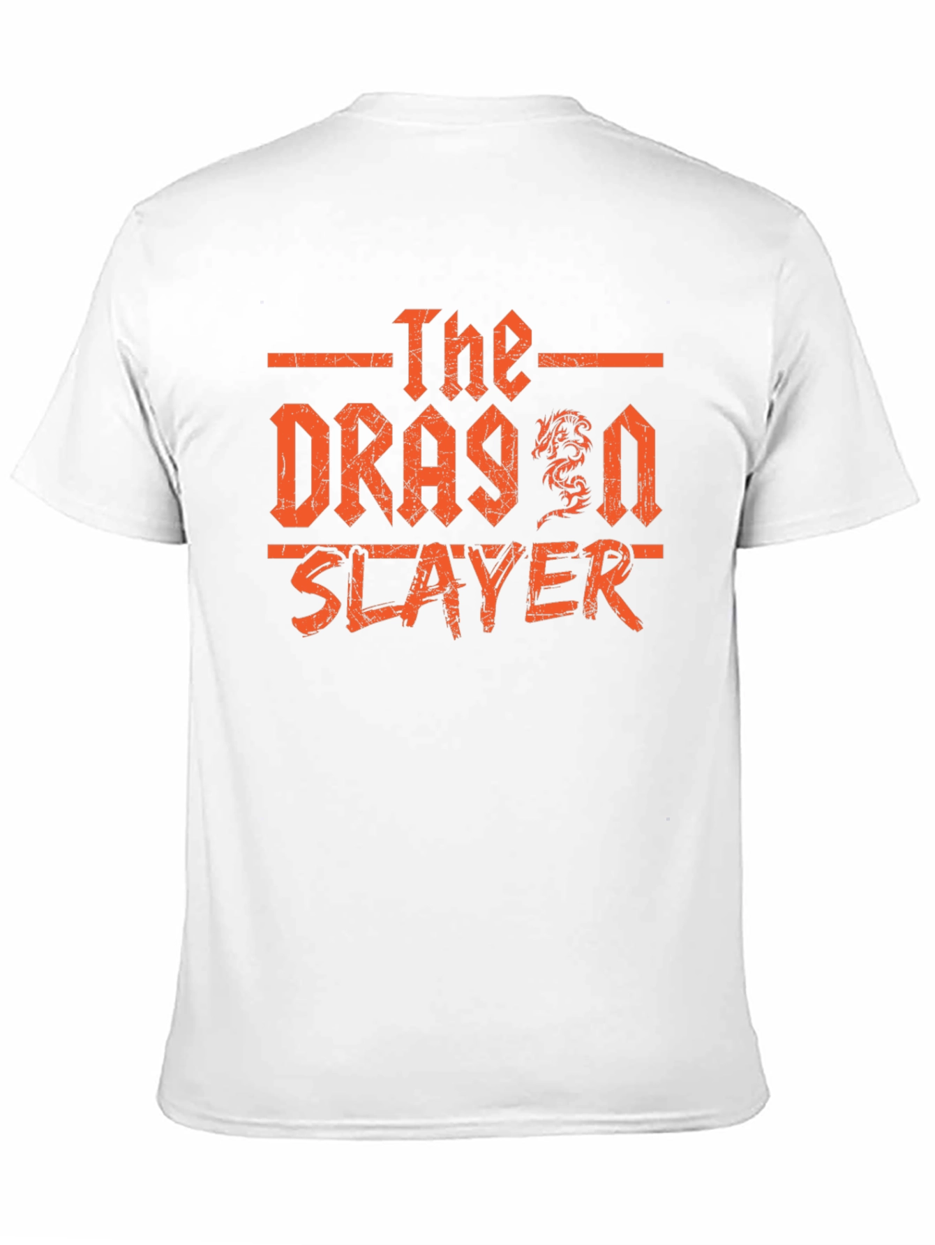 Dragon Slayer Graphic Tee - Black Cotton T-Shirt