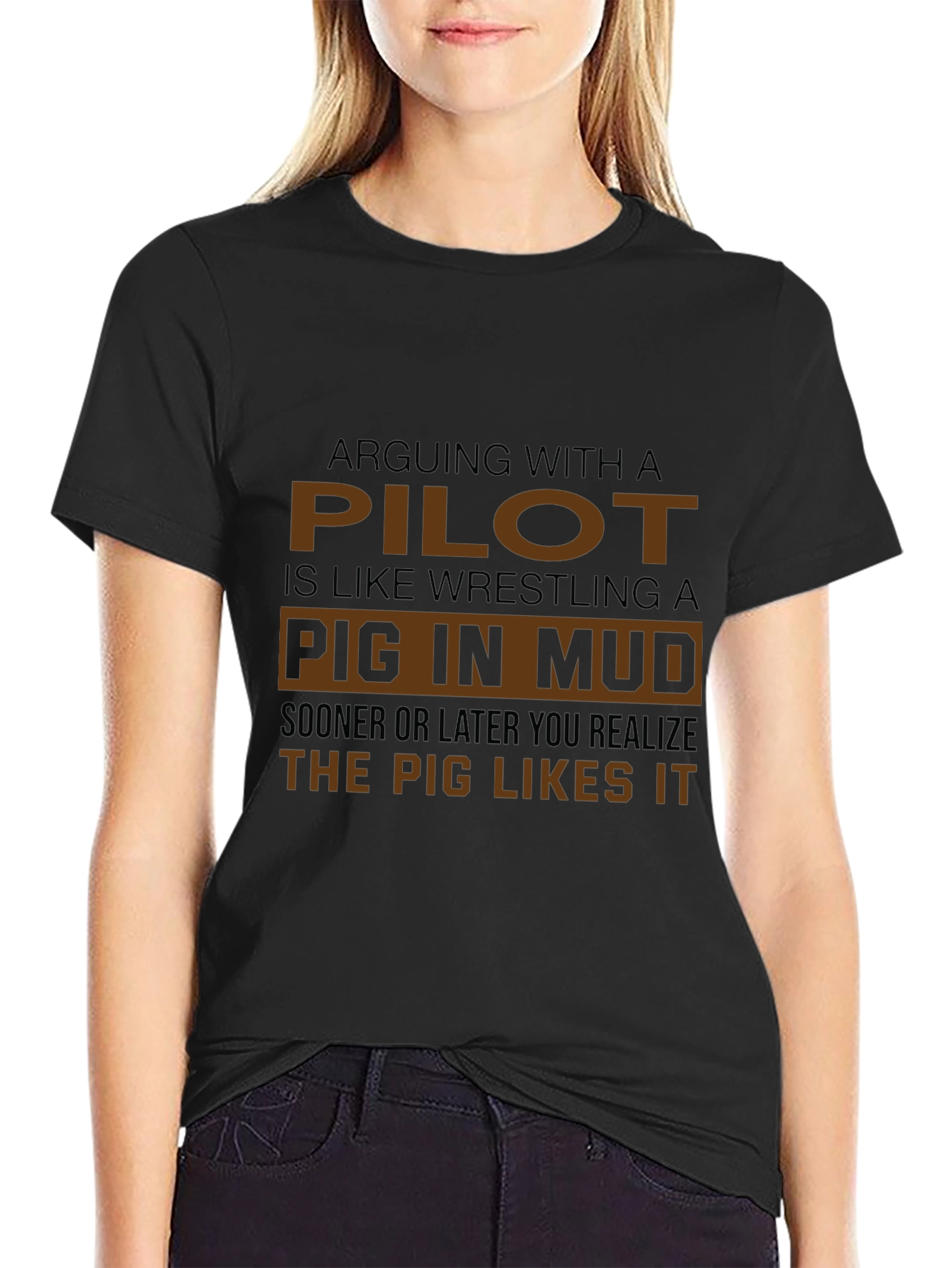 Pilot Pig Mud T-Shirt