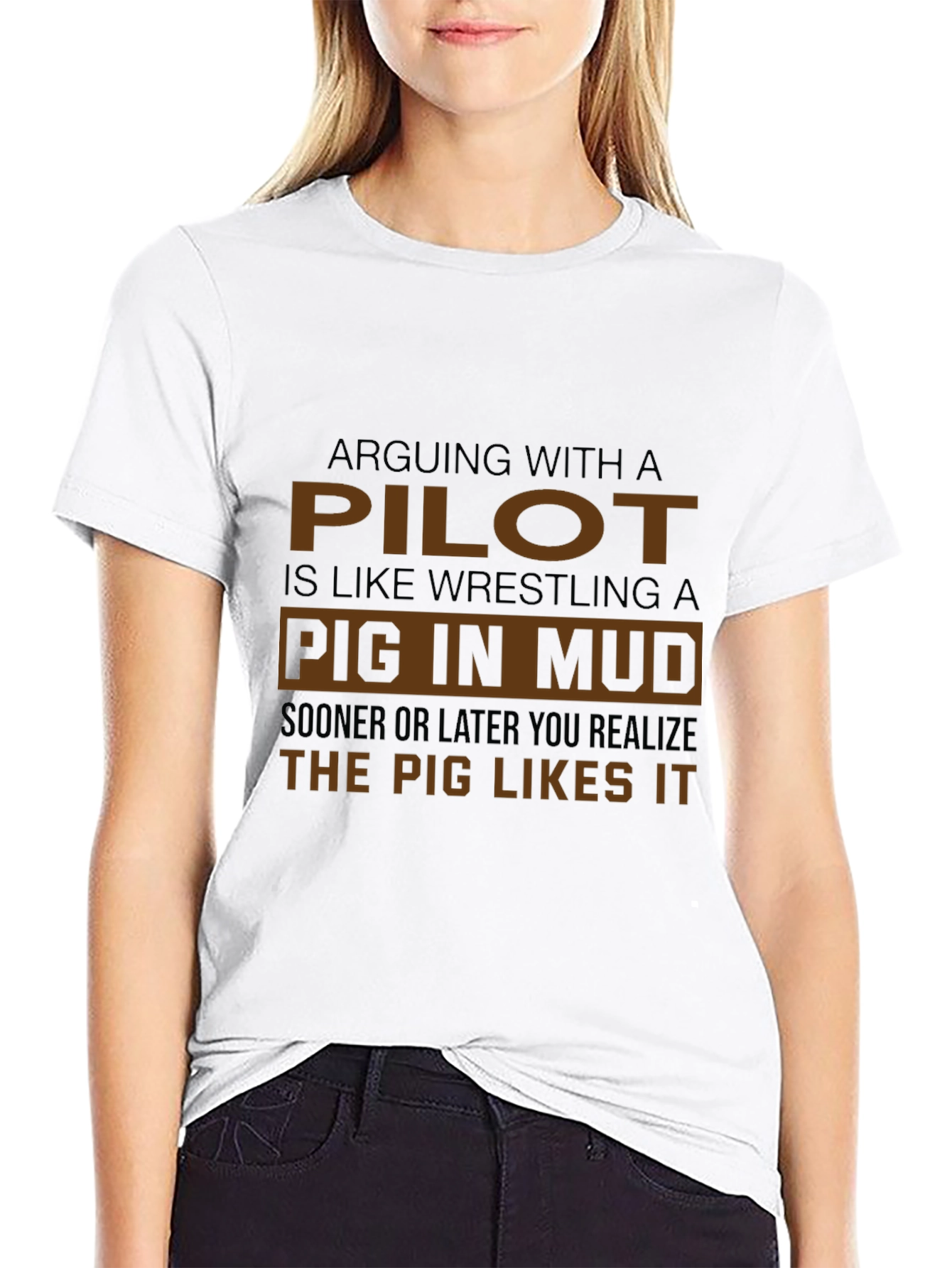 Pilot Pig Mud T-Shirt