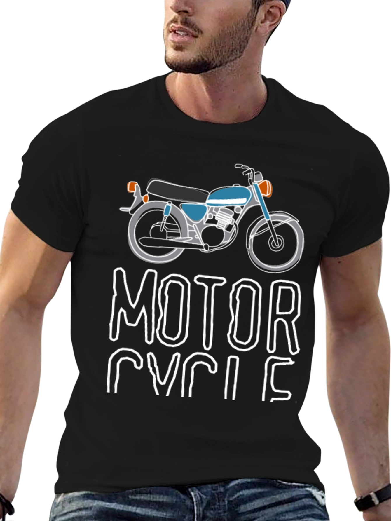Motorcycle Graphic Tee - Ride in Style