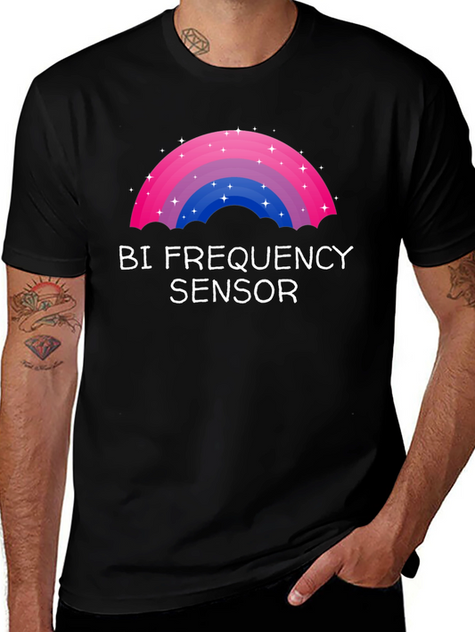 Bi Frequency Sensor T-Shirt - Pride Rainbow