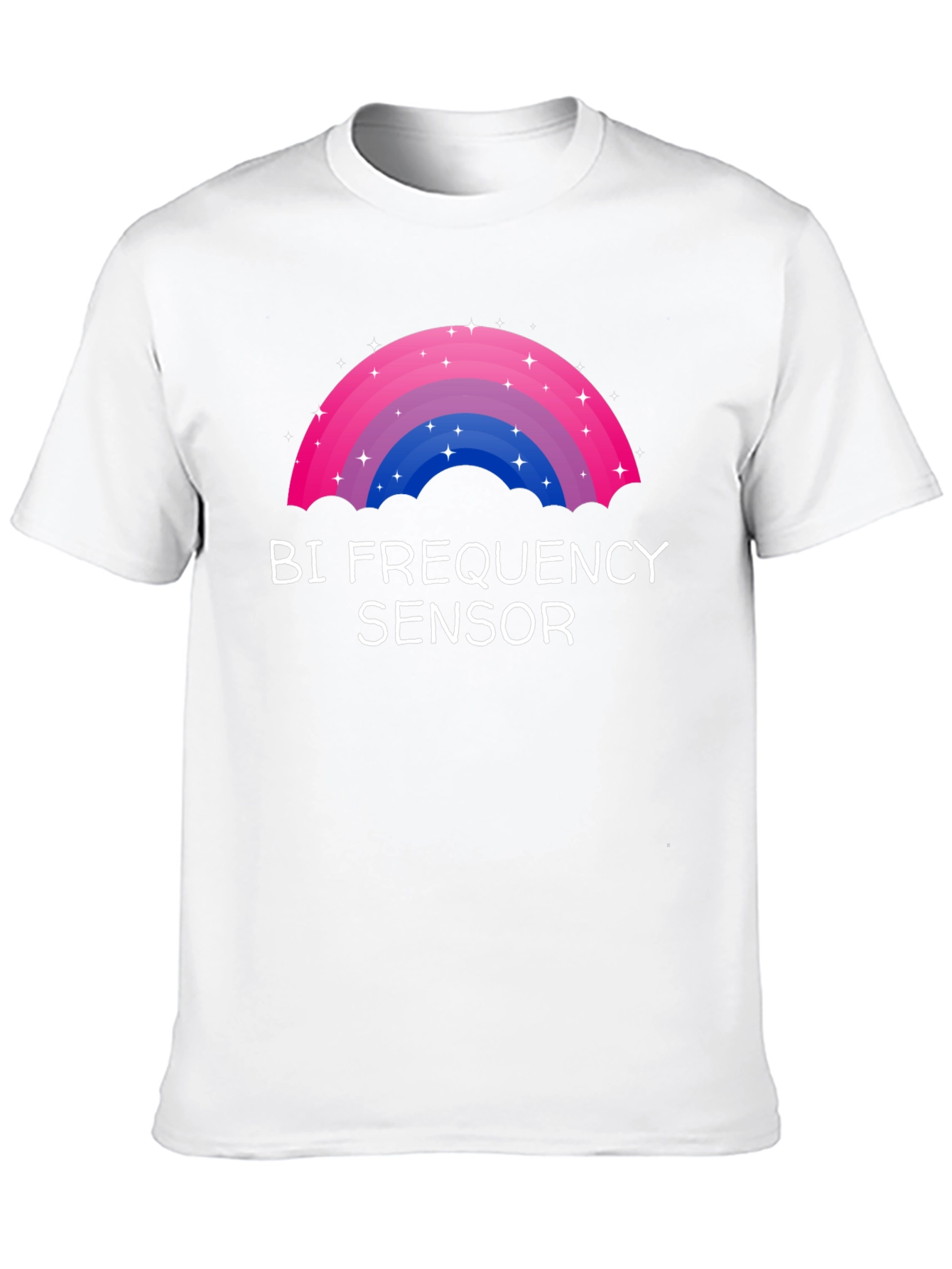 Bi Frequency Sensor T-Shirt - Pride Rainbow