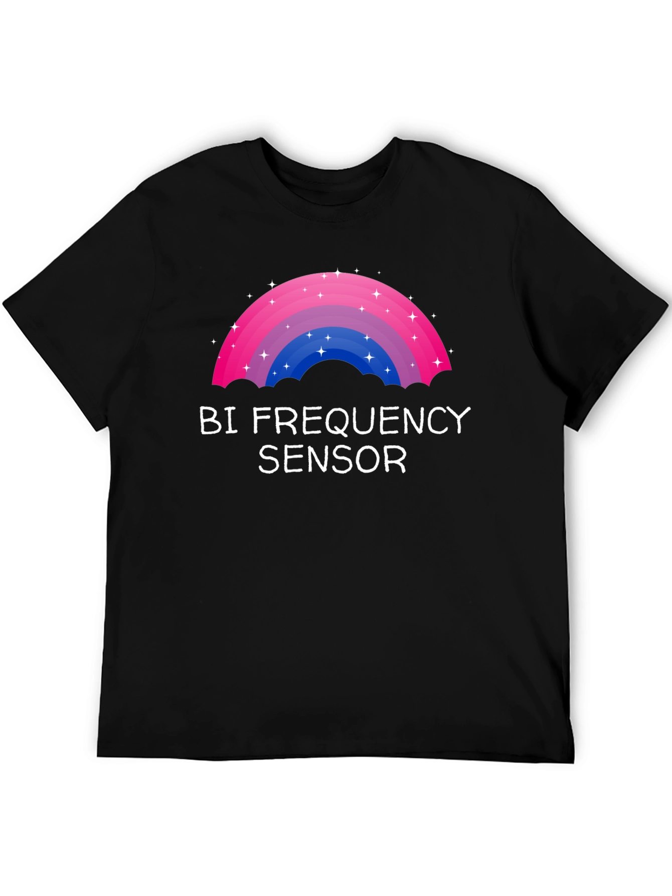 Bi Frequency Sensor T-Shirt - Pride Rainbow