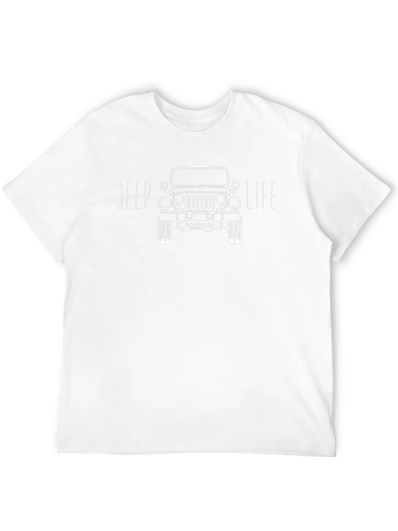 Jeep Life Graphic T-Shirt - Black Crew Neck Tee