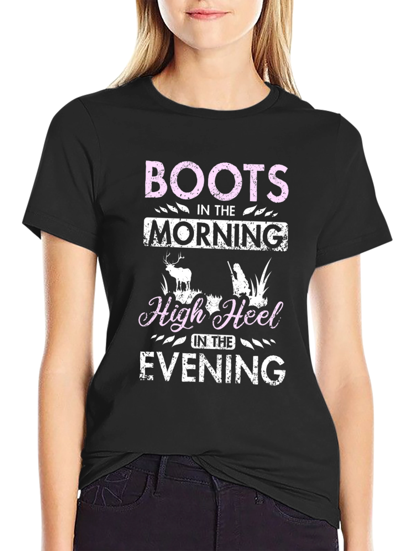 Boots & Heels Graphic Tee - Hunting Inspired T-Shirt