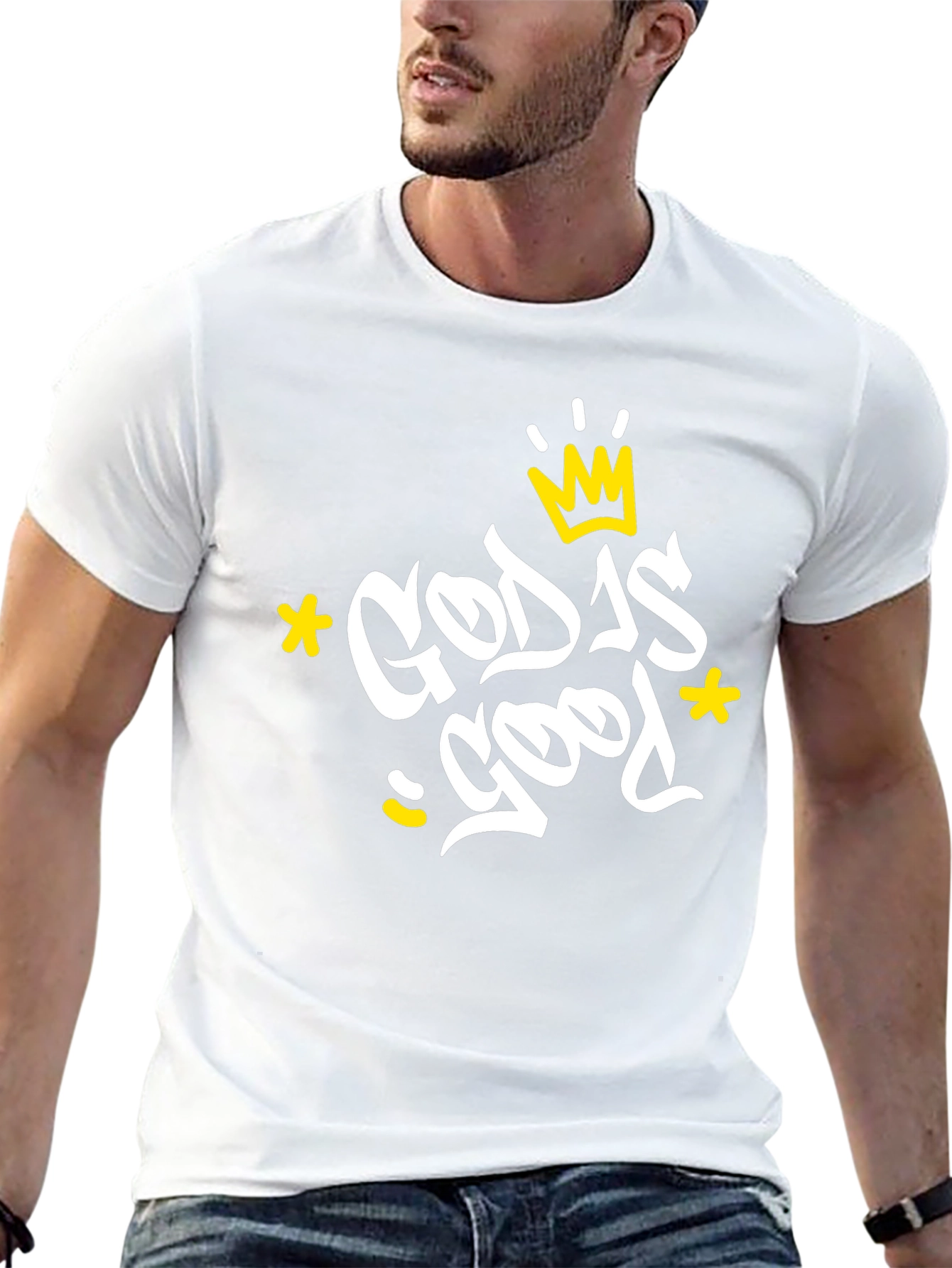 God is Good Black Graphic Tee