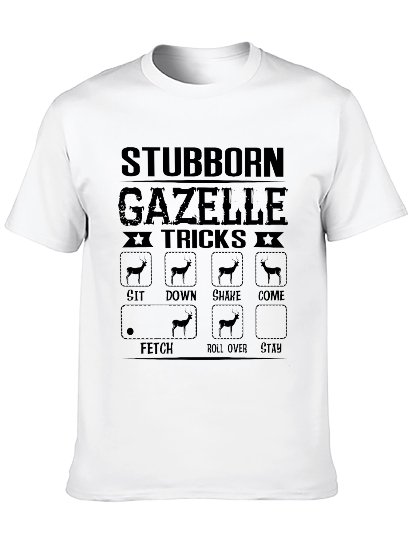Stubborn Gazelle Tricks Graphic T-Shirt