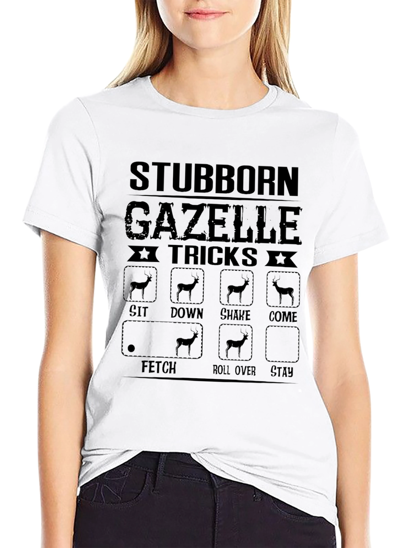 Stubborn Gazelle Tricks Graphic T-Shirt