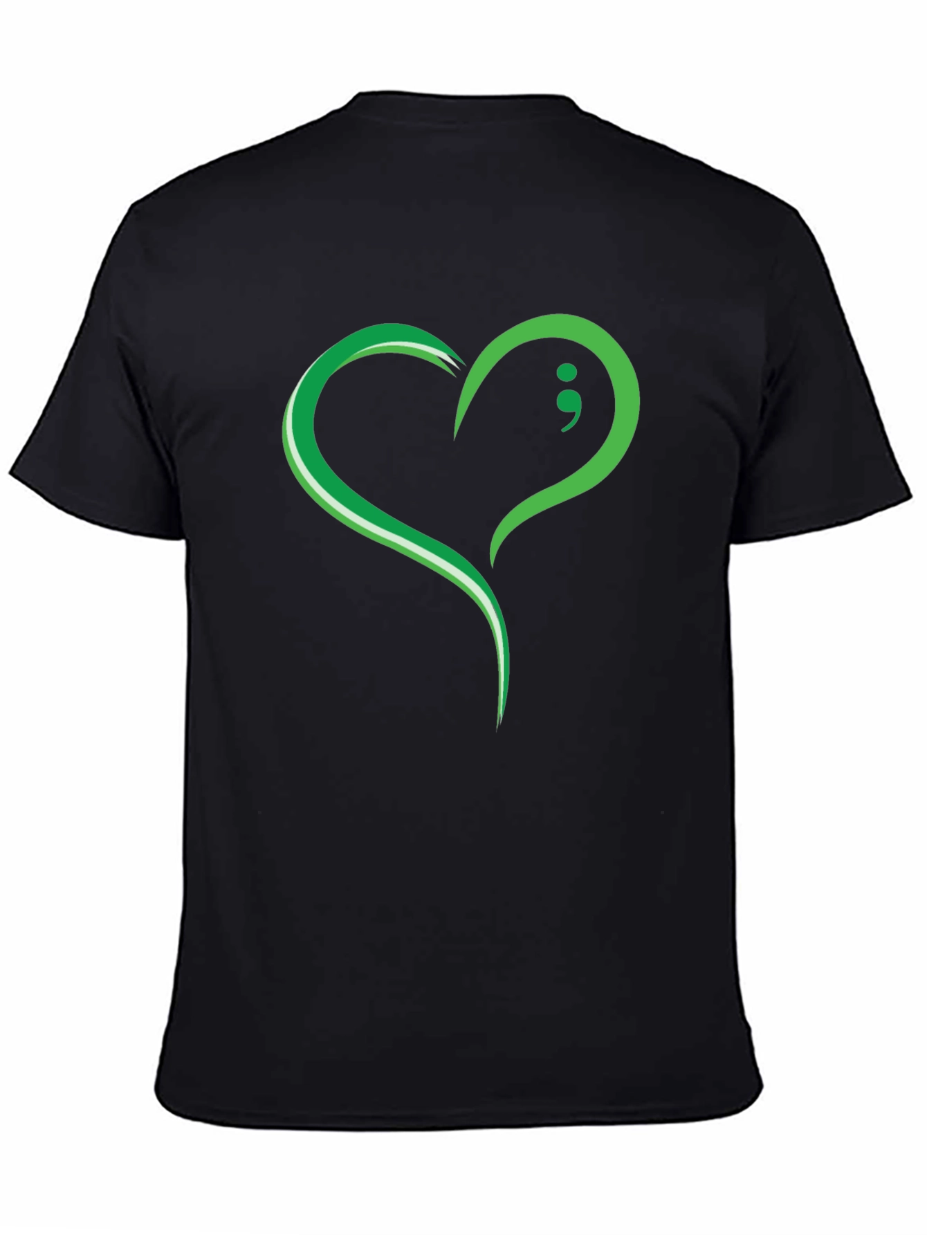 Heart Semicolon Awareness Graphic Tee
