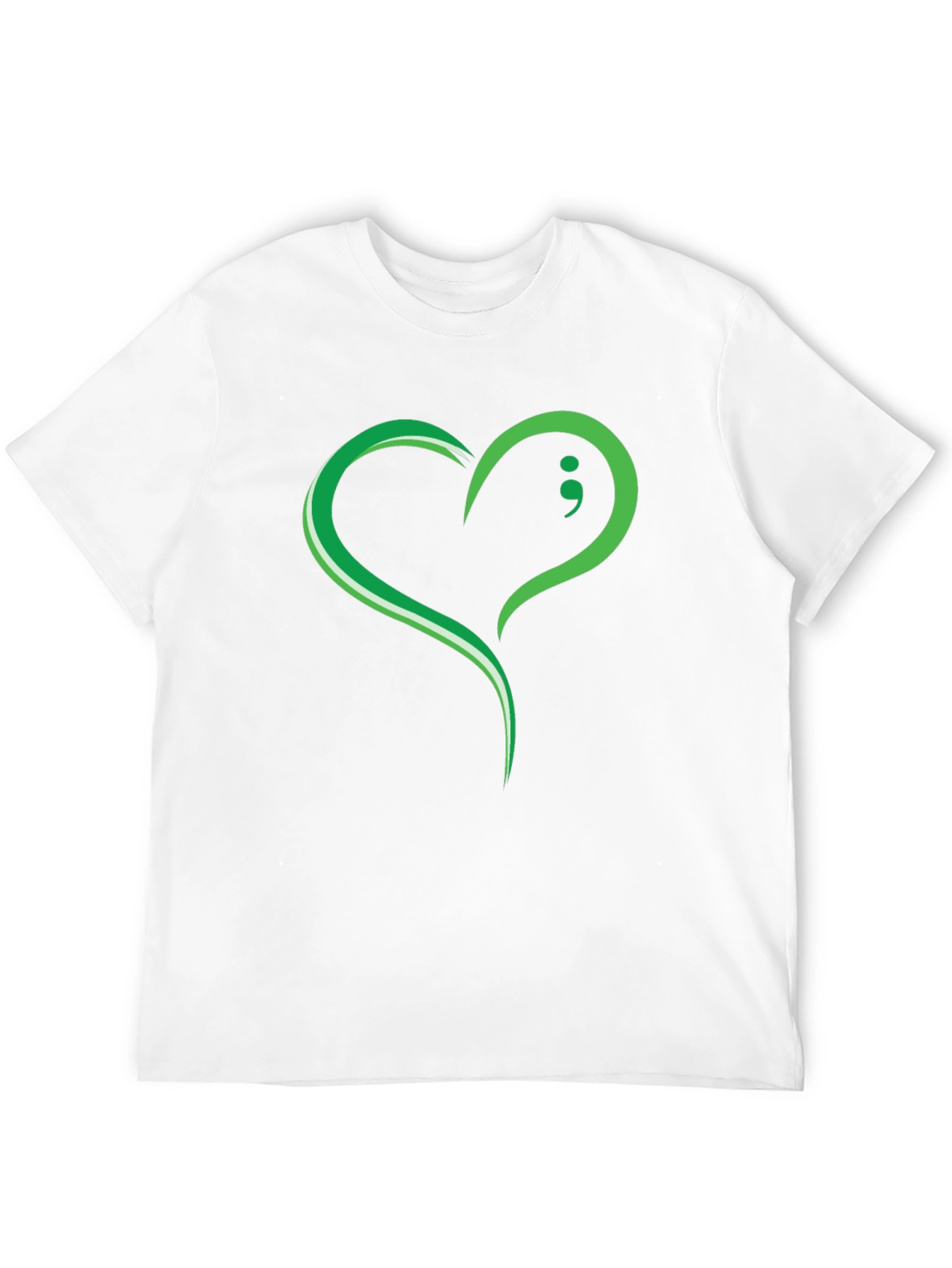 Heart Semicolon Awareness Graphic Tee