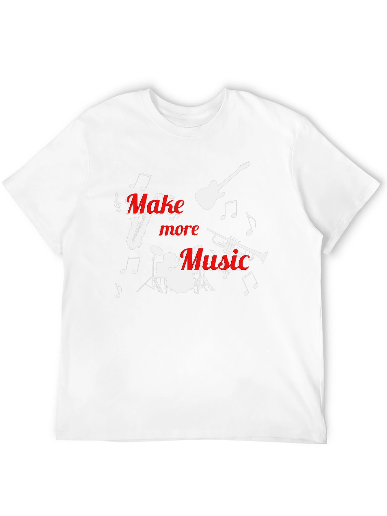 Make More Music Black T-Shirt