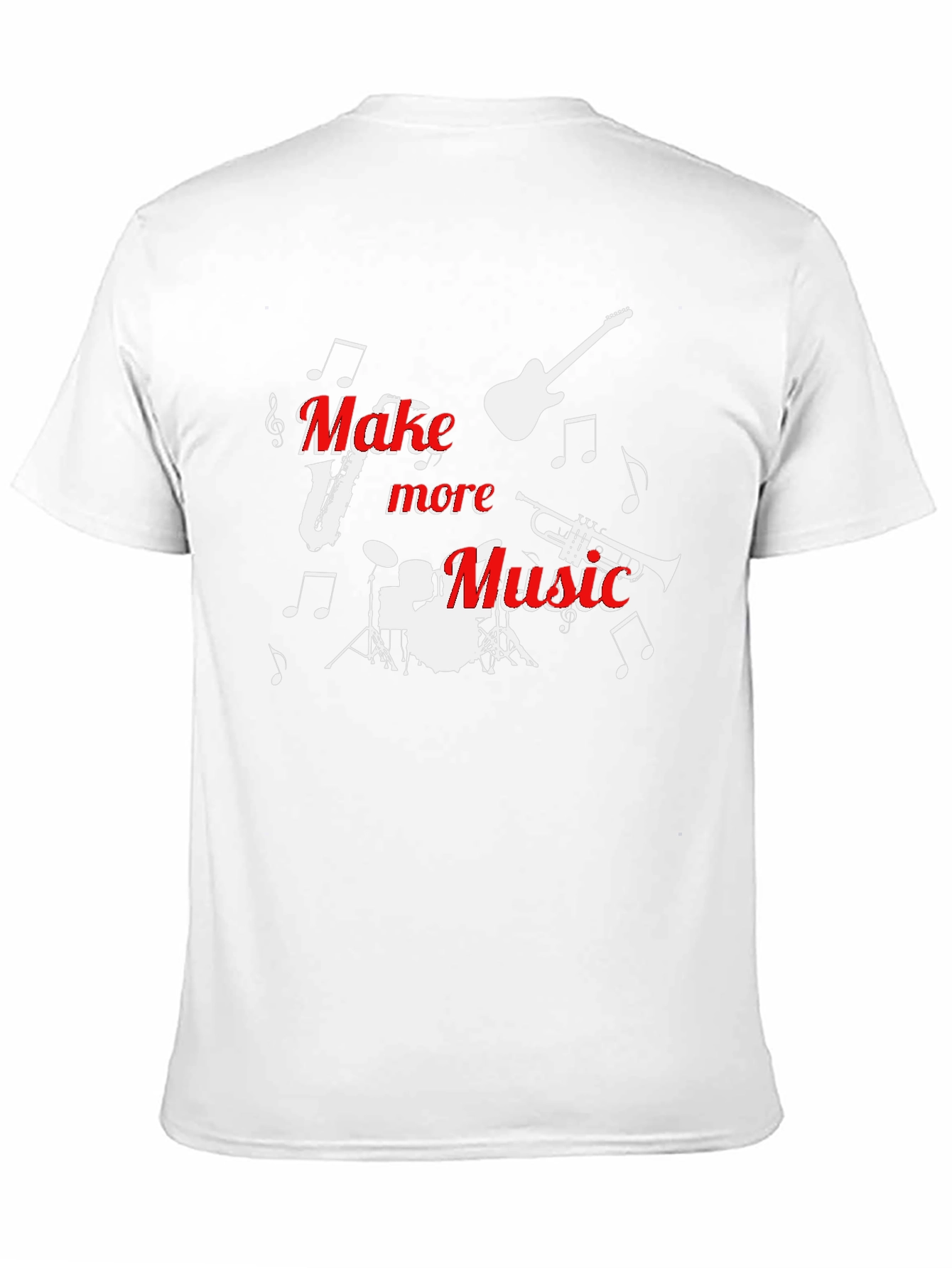 Make More Music Black T-Shirt