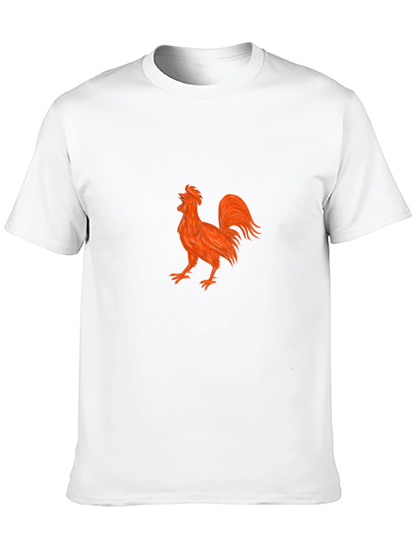 Rooster Graphic Black T-Shirt