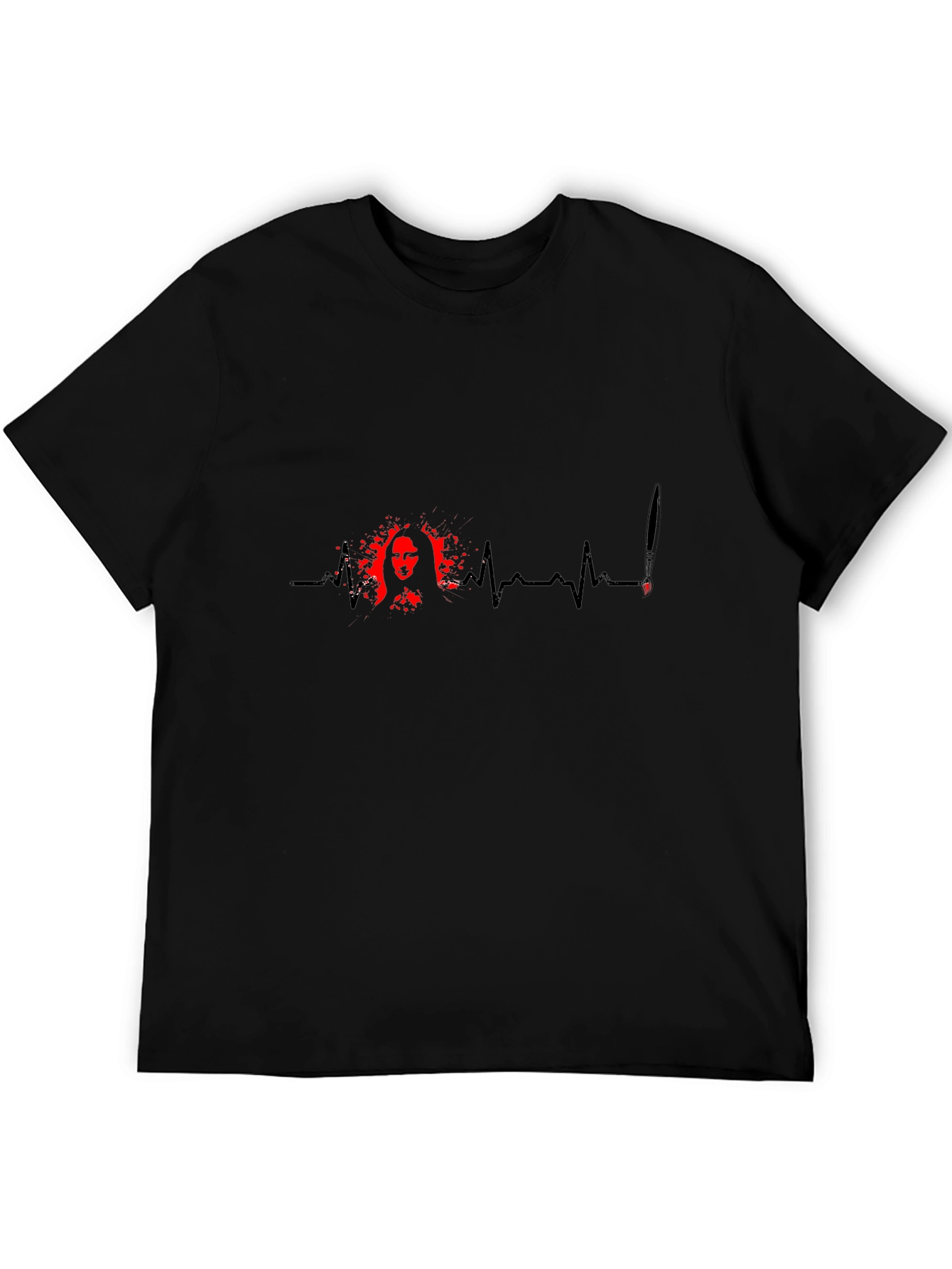 Mona Lisa Lifeline Graphic T-Shirt - Artistic Design